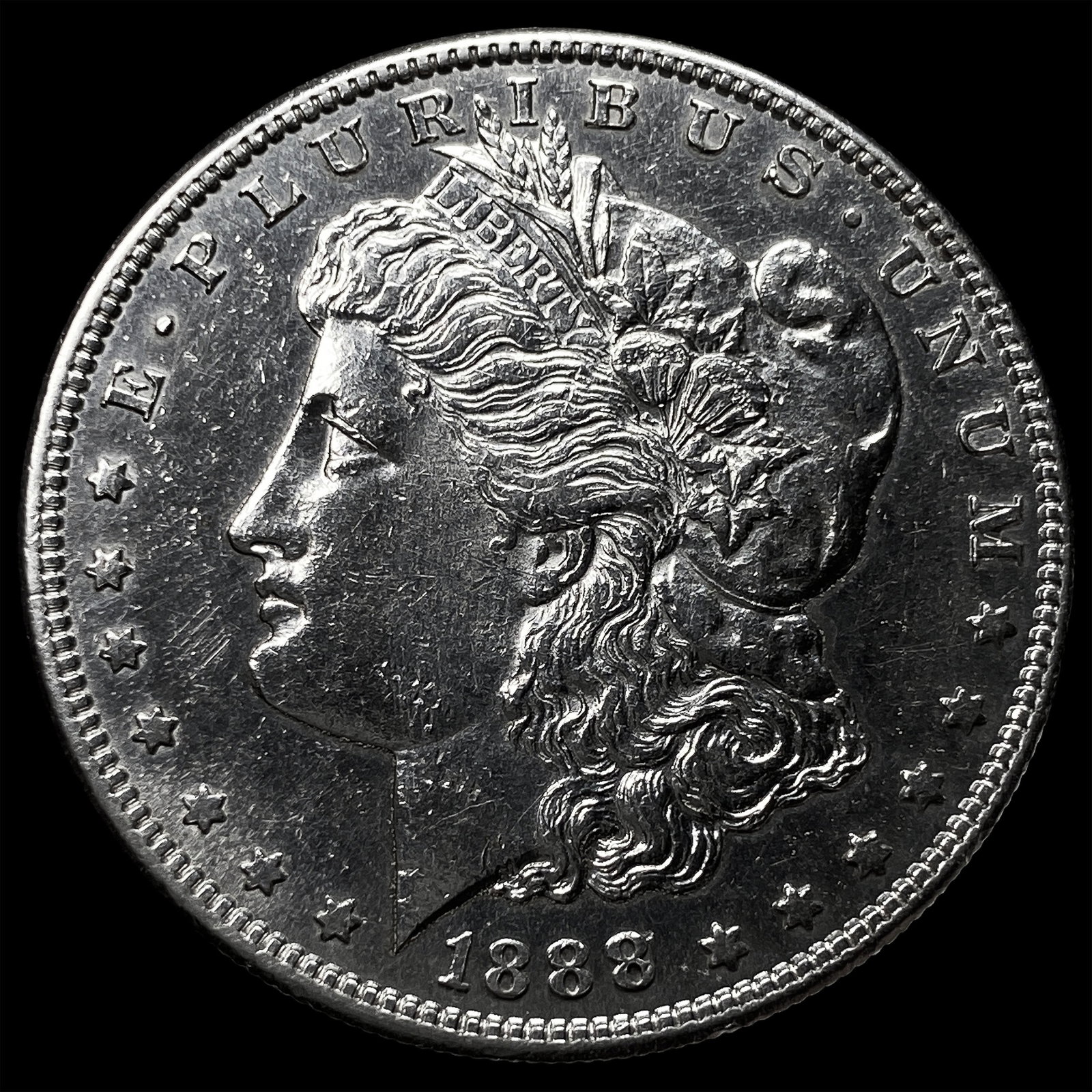 1888-S Silver Morgan Dollar CLOSELY UNCIRCULATED (1 of 2)