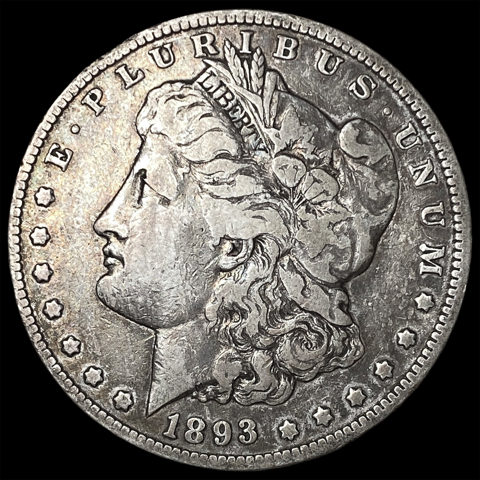 1893-O Silver Morgan Dollar NEARLY UNCIRCULATED: 1893-O Silver Morgan Dollar NEARLY UNCIRCULATED