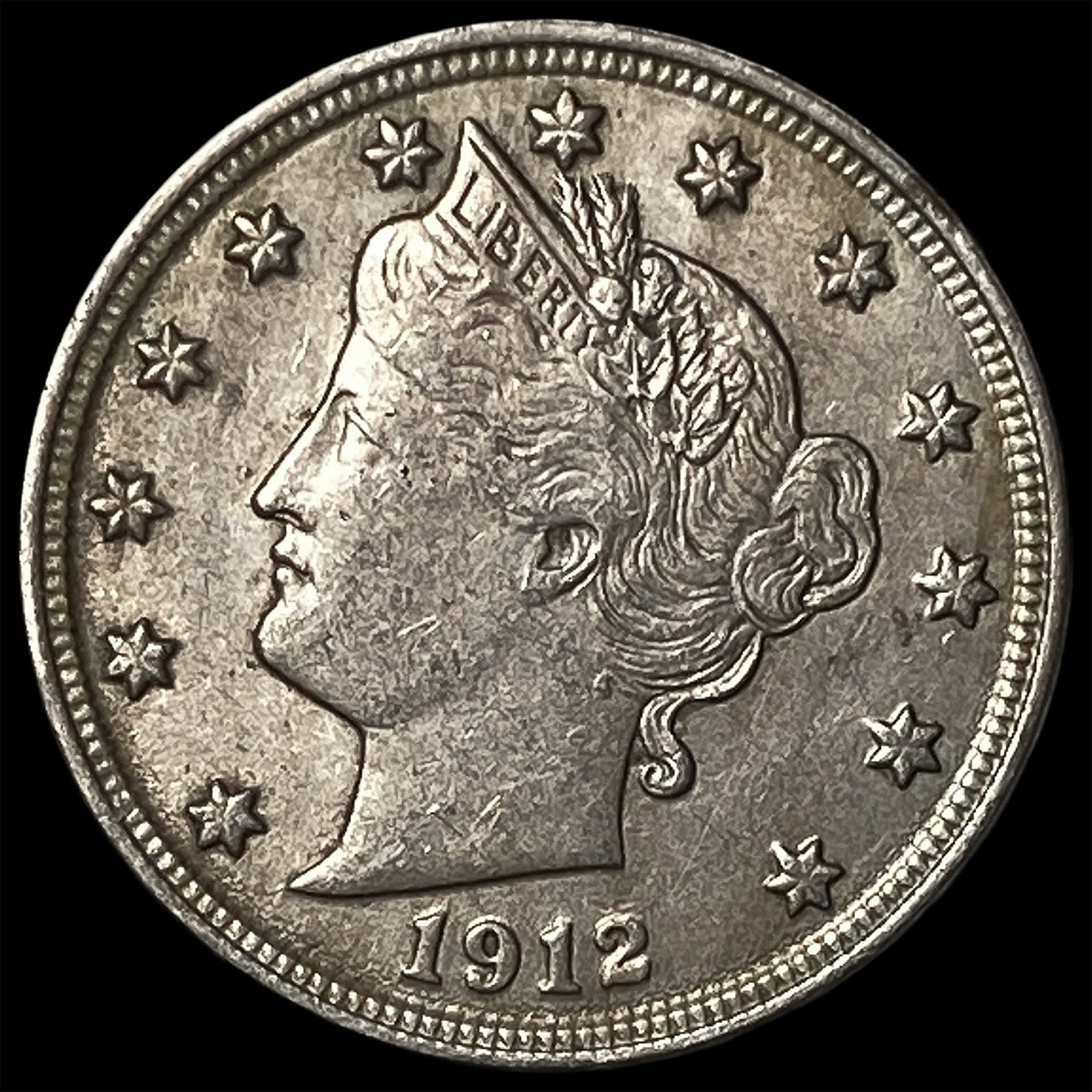1912 Liberty Head Nickel CHOICE AU (1 of 2)