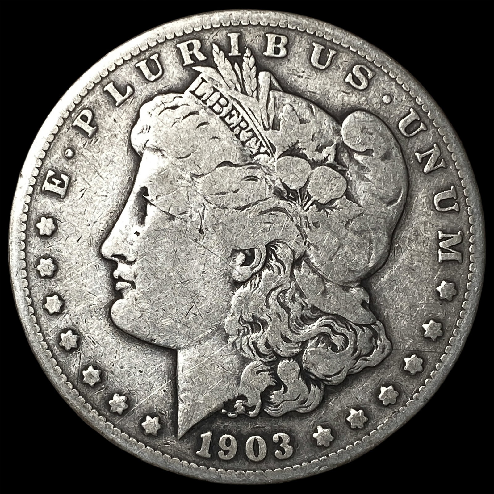1903-S Silver Morgan Dollar LIGHTLY CIRCULATED: 1903-S Silver Morgan Dollar LIGHTLY CIRCULATED