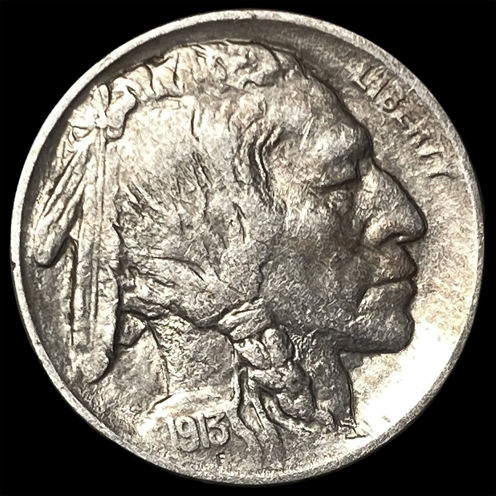 1913 Type 2 Buffalo Nickel CHOICE AU (1 of 2)