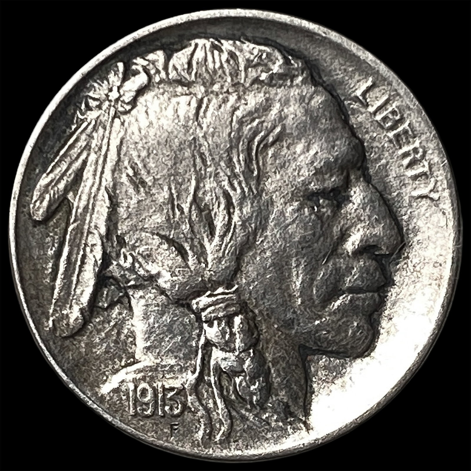 1913-D Type 1 Buffalo Nickel CHOICE AU (1 of 2)