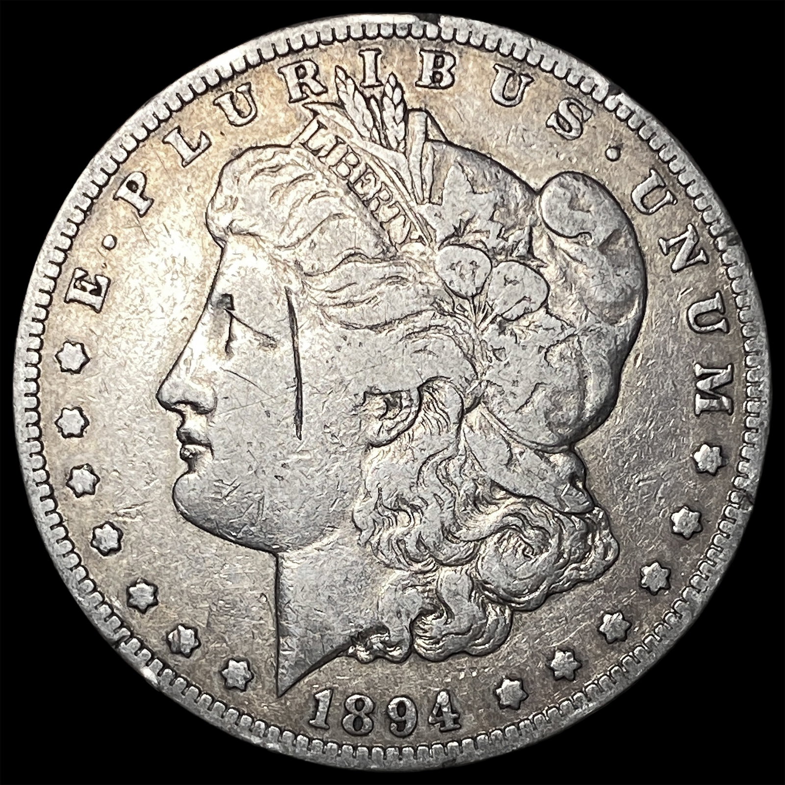 1894-S Silver Morgan Dollar CLOSELY UNCIRCULATED: 1894-S Silver Morgan Dollar CLOSELY UNCIRCULATED