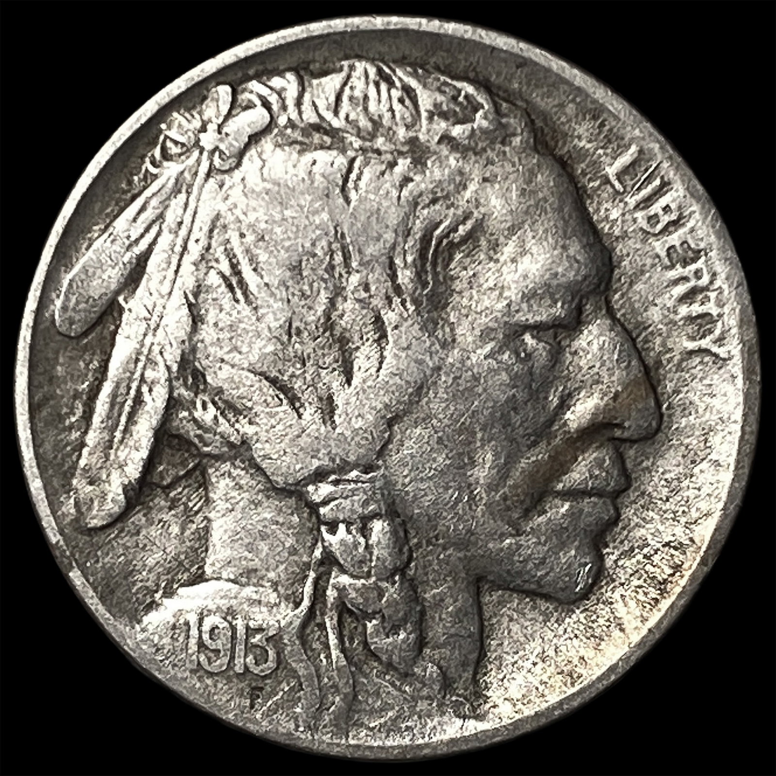 1913-D Buffalo Nickel NEARLY UNCIRCULATED: 1913-D Buffalo Nickel NEARLY UNCIRCULATED