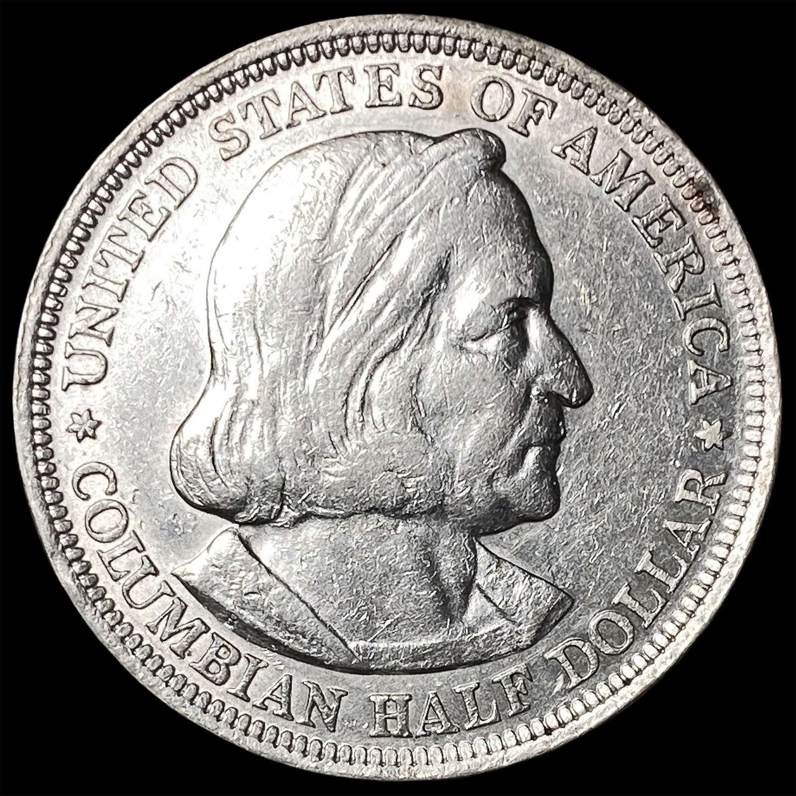 1893 Silver Columbian Half Dollar CLOSELY UNCIRCULATED: 1893 Silver Columbian Half Dollar CLOSELY UNCIRCULATED