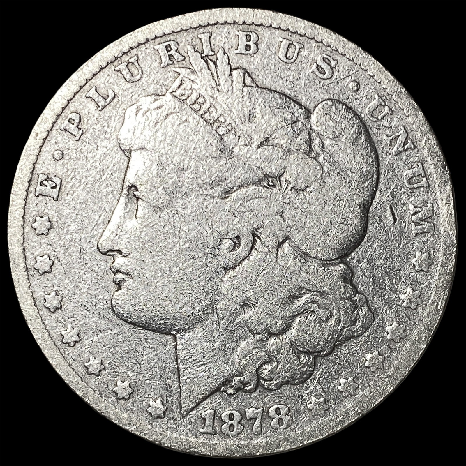1878-S Silver Morgan Dollar NICELY CIRCULATED: 1878-S Silver Morgan Dollar NICELY CIRCULATED