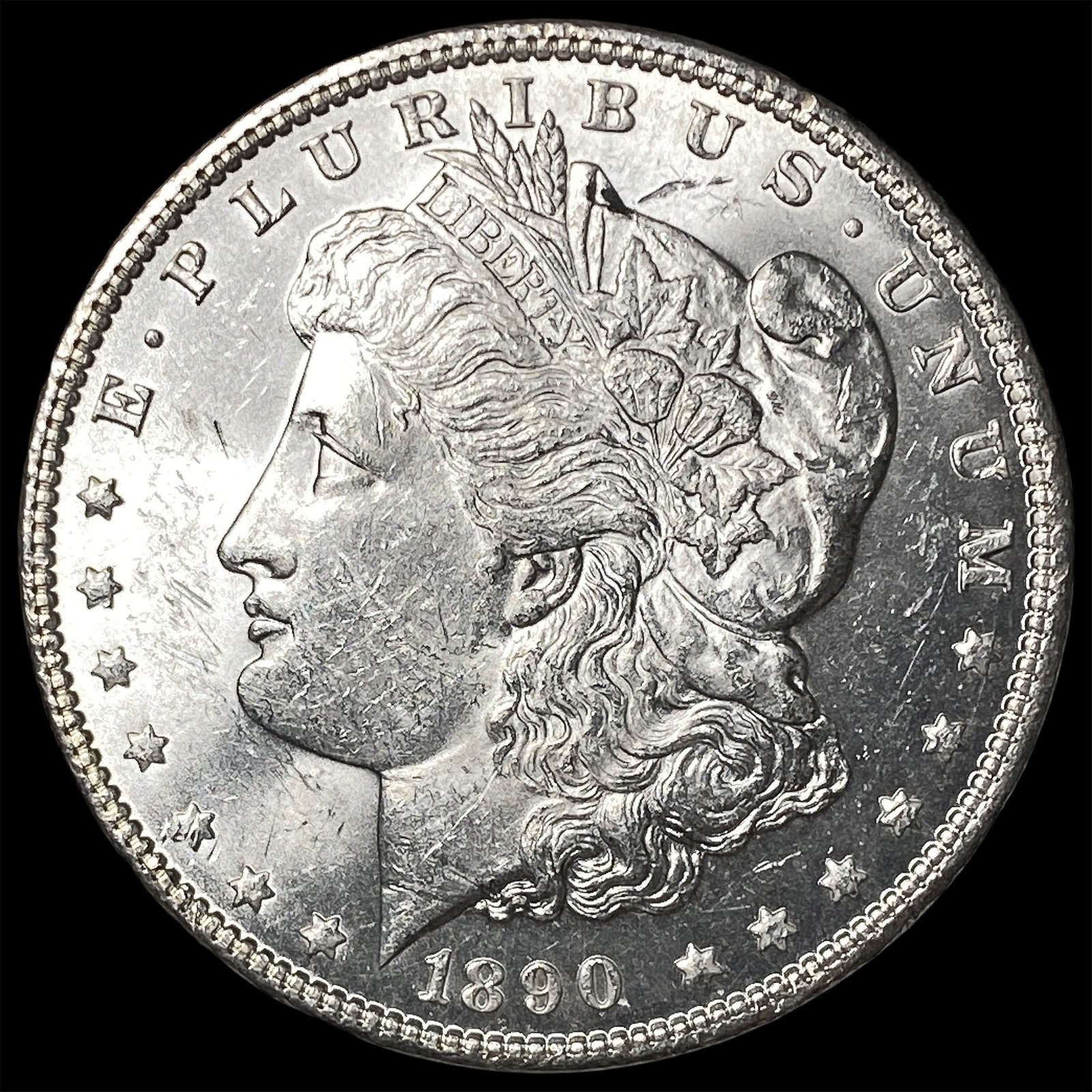 1890 Morgan Silver Dollar UNCIRCULATED: 1890 Morgan Silver Dollar UNCIRCULATED