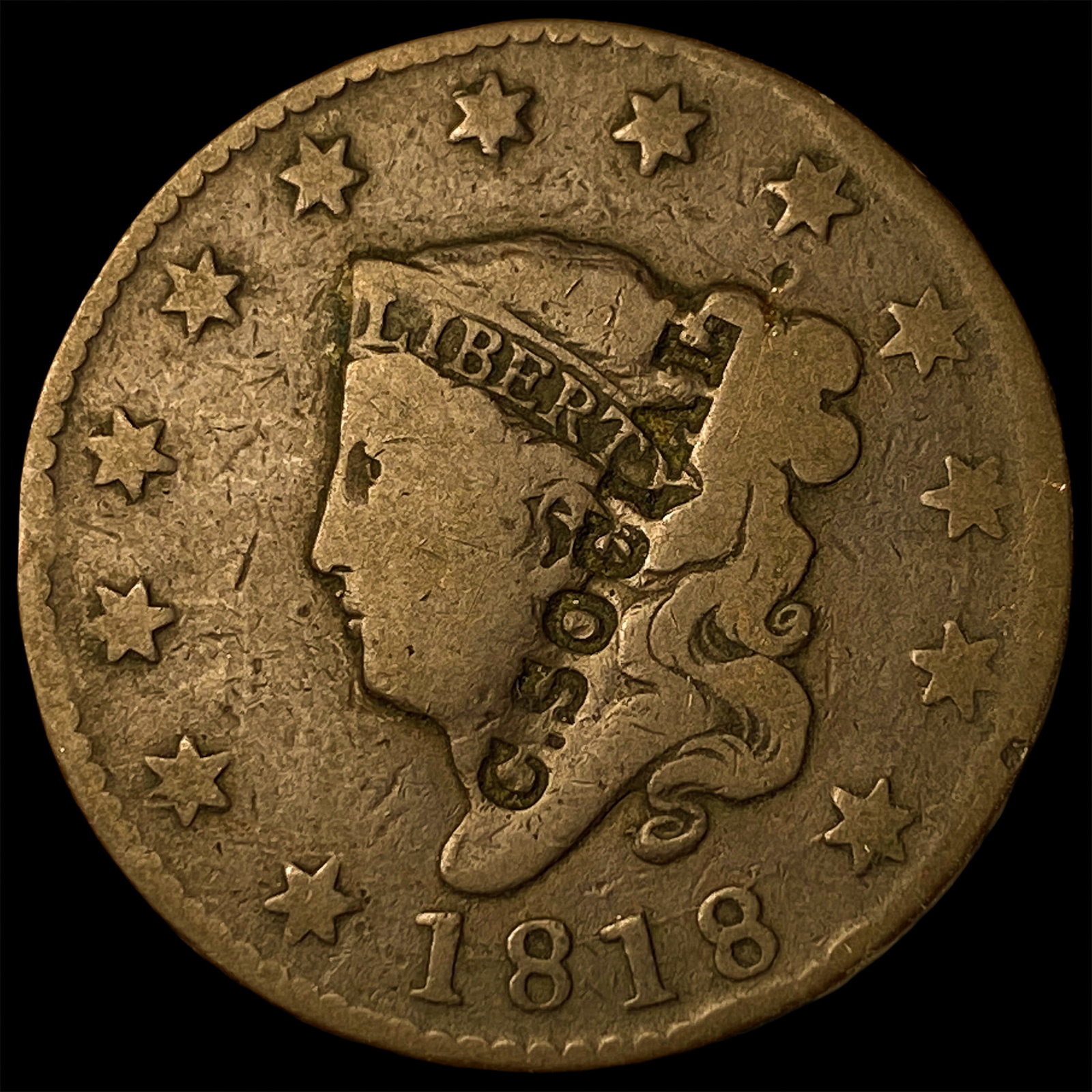 1818 Large Cent HIGH GRADE: 1818 Large Cent HIGH GRADE