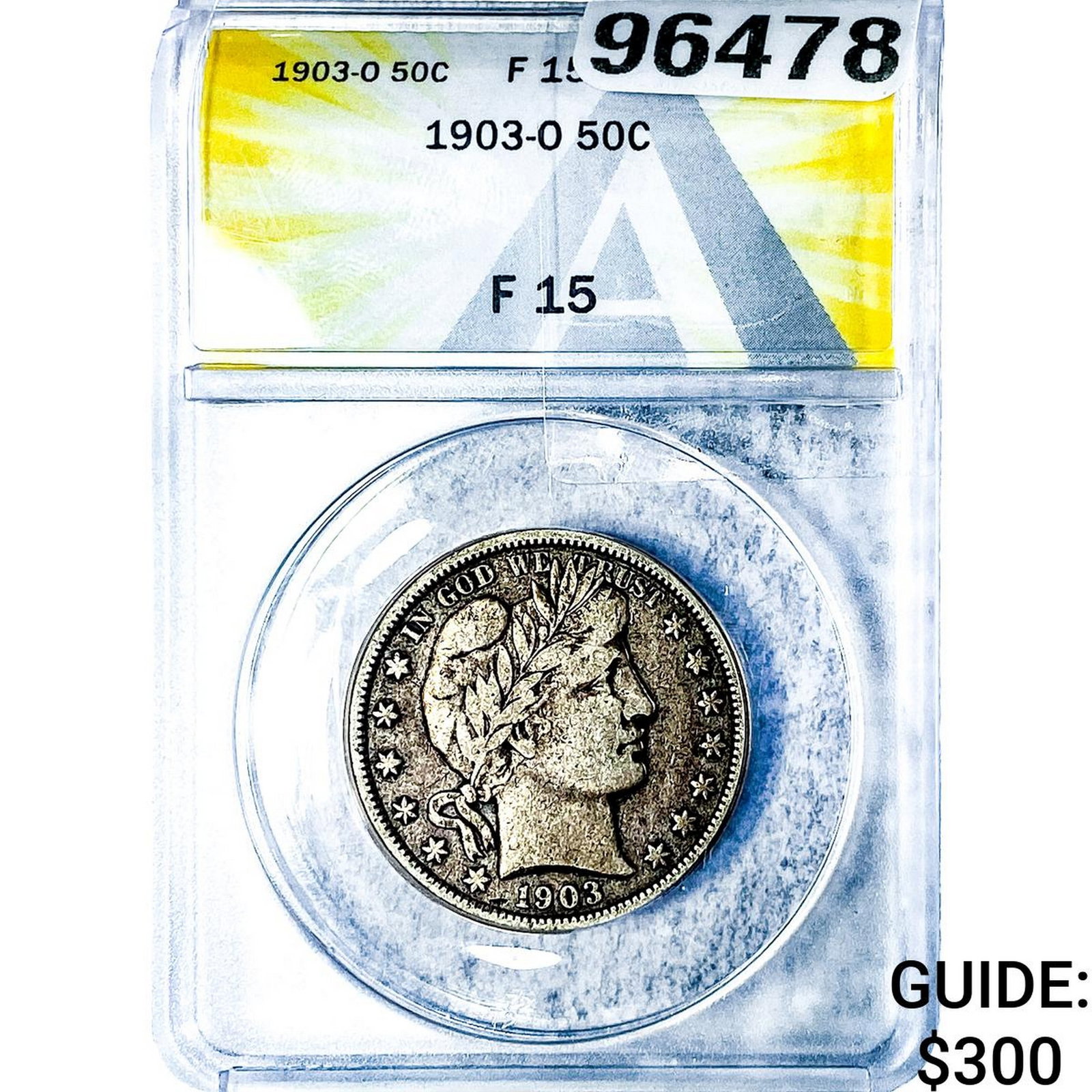 1903-O Barber Half Dollar ANACS F15 (1 of 2)