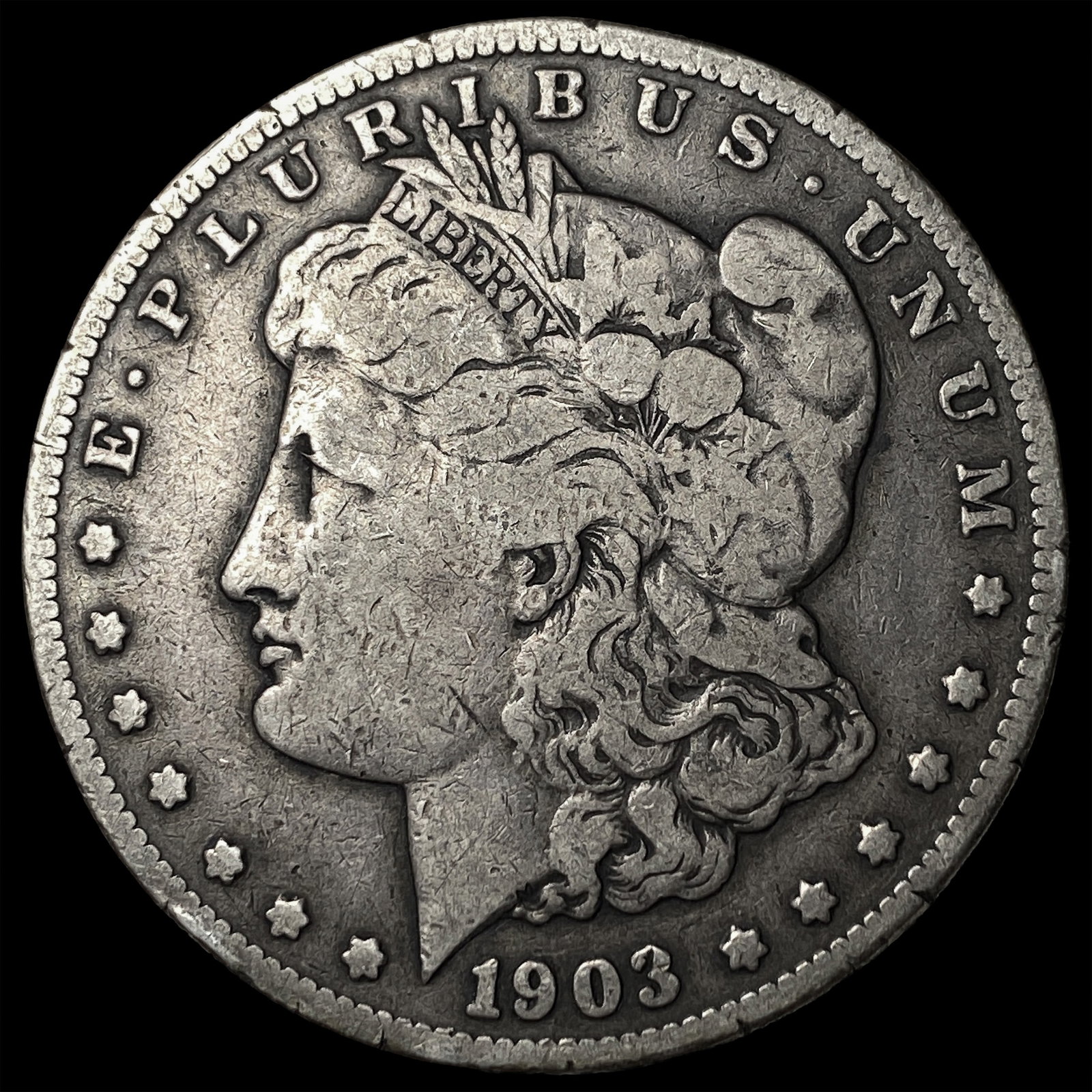 1903-S Silver Morgan Dollar CLOSELY UNCIRCULATED: 1903-S Silver Morgan Dollar CLOSELY UNCIRCULATED