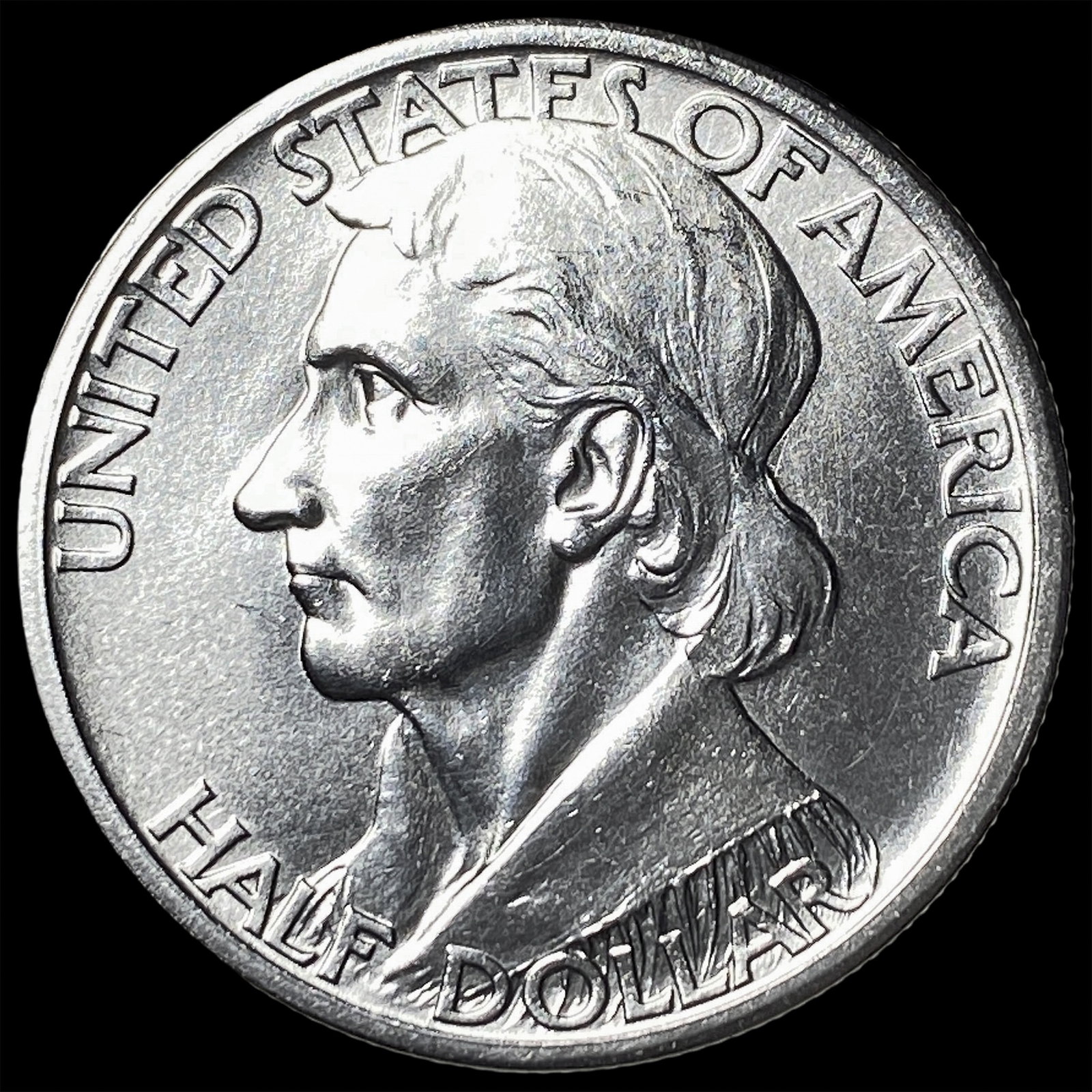 1935 Silver Daniel Boone Bicentennial Half Dollar GEM BU (1 of 2)