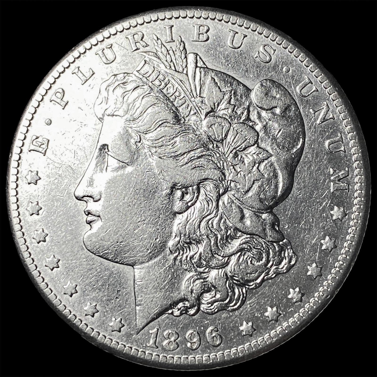 1896-S Silver Morgan Dollar CLOSELY UNCIRCULATED: 1896-S Silver Morgan Dollar CLOSELY UNCIRCULATED