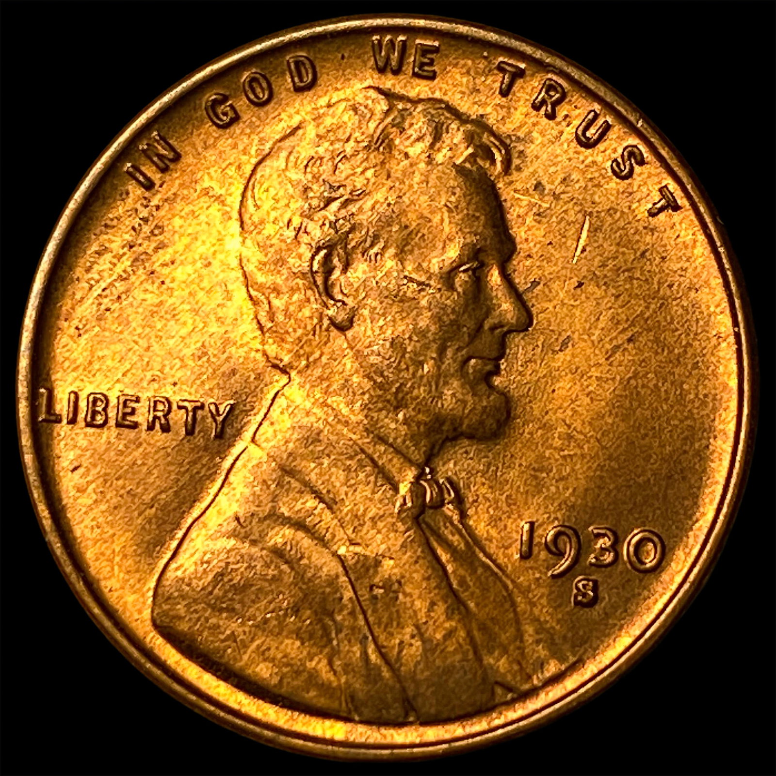1930-S Lincoln Wheat Cent CHOICE BU (1 of 2)