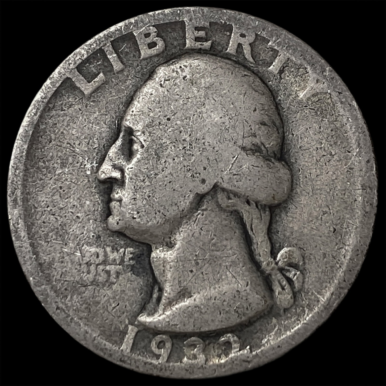 1932-D Silver Washington Quarter LIGHTLY CIRCULATED (1 of 2)