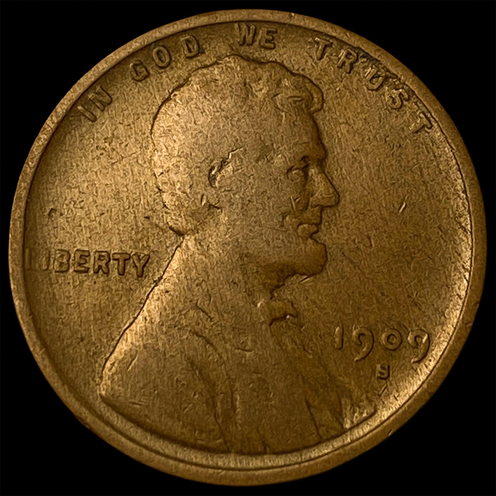 1909-S Lincoln Wheat Cent NICELY CIRCULATED (1 of 2)