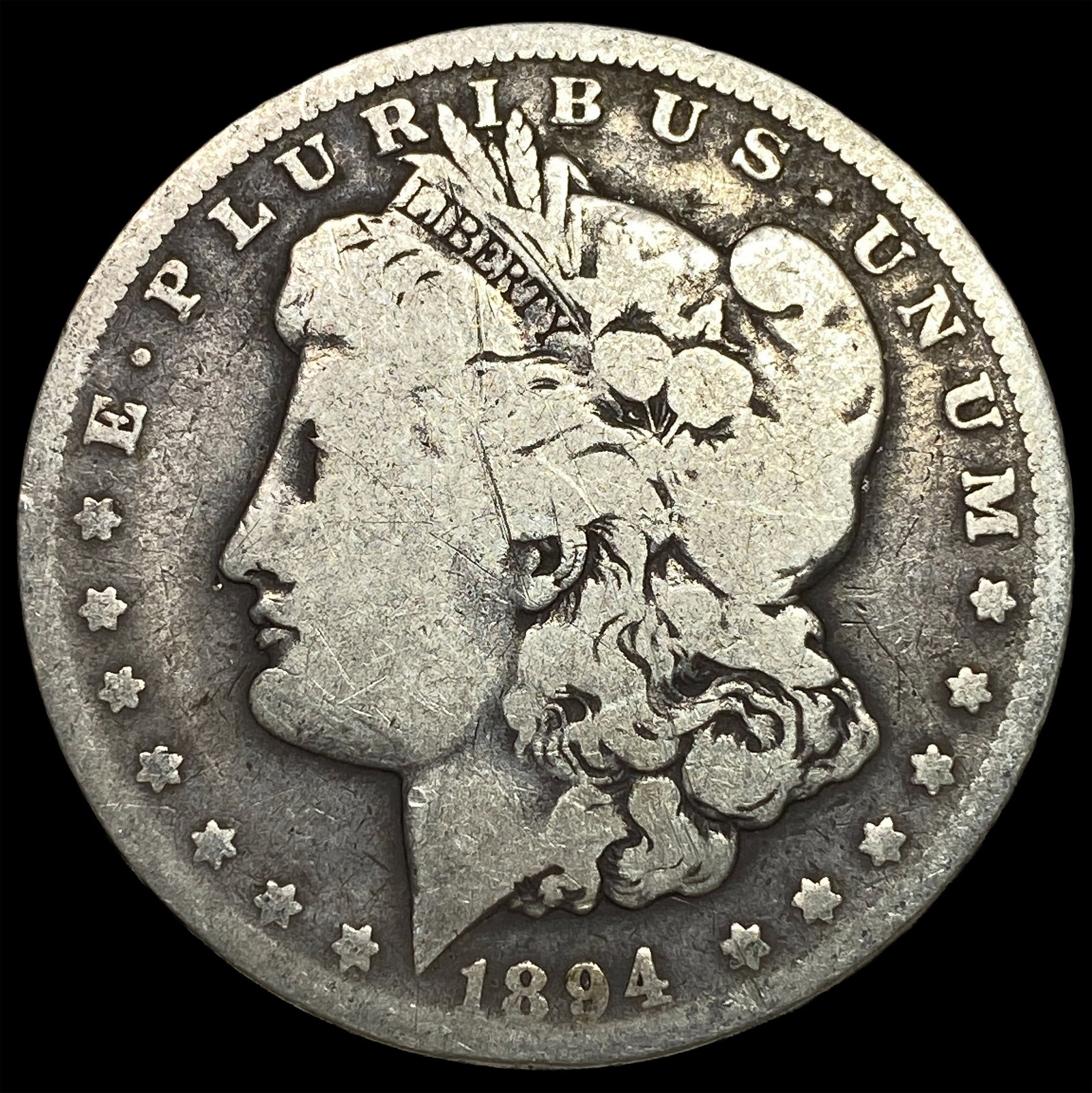 1894-O Silver Morgan Dollar NICELY CIRCULATED: 1894-O Silver Morgan Dollar NICELY CIRCULATED