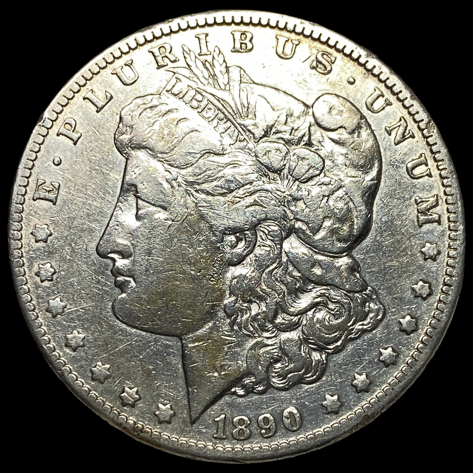 1890-CC Silver Morgan Dollar LIGHTLY CIRCULATED (1 of 2)