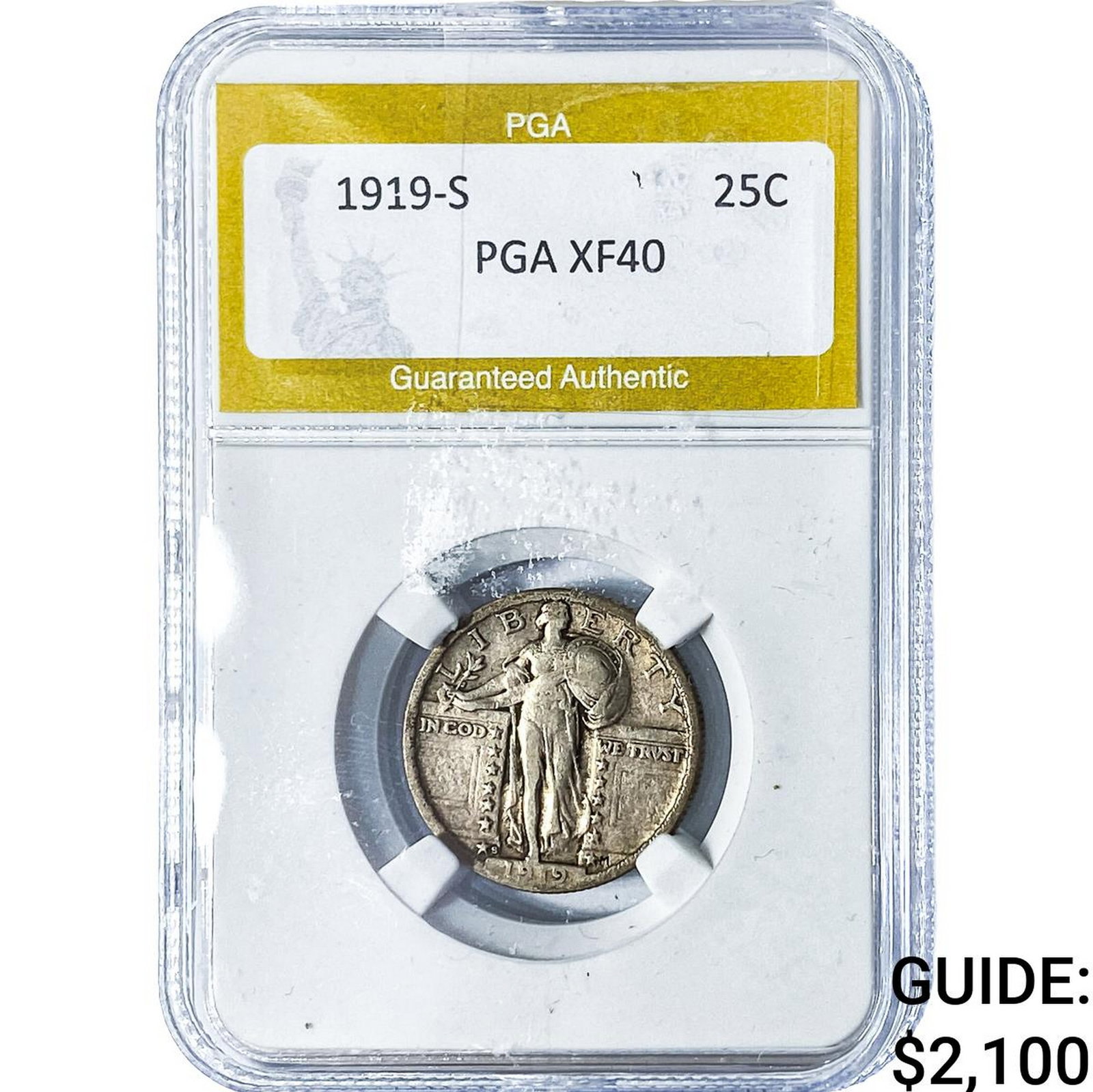 1919-S Standing Liberty Quarter PGA XF40 (1 of 2)