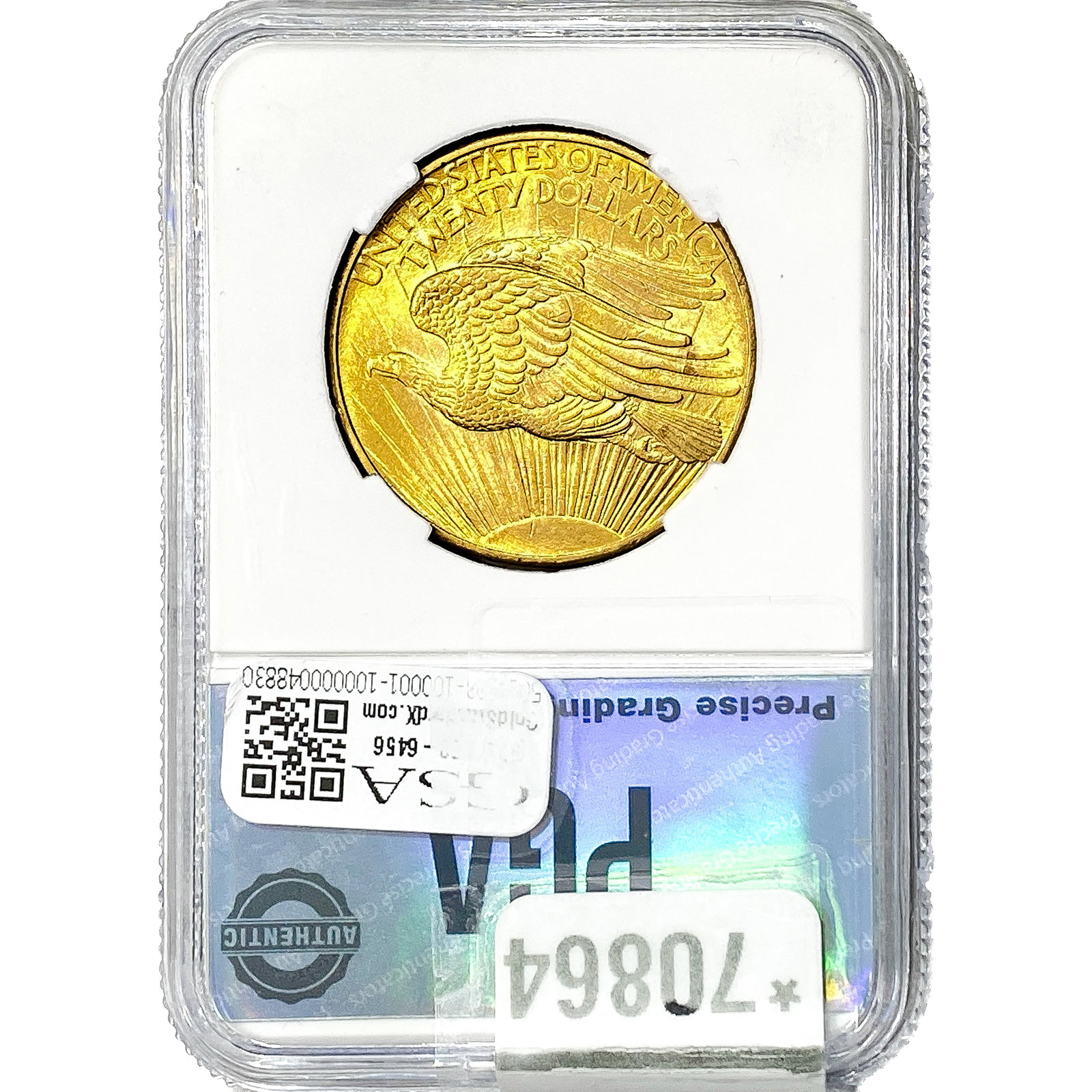 1908 1oz $50 Gold Eagle PGA MS63 - 2