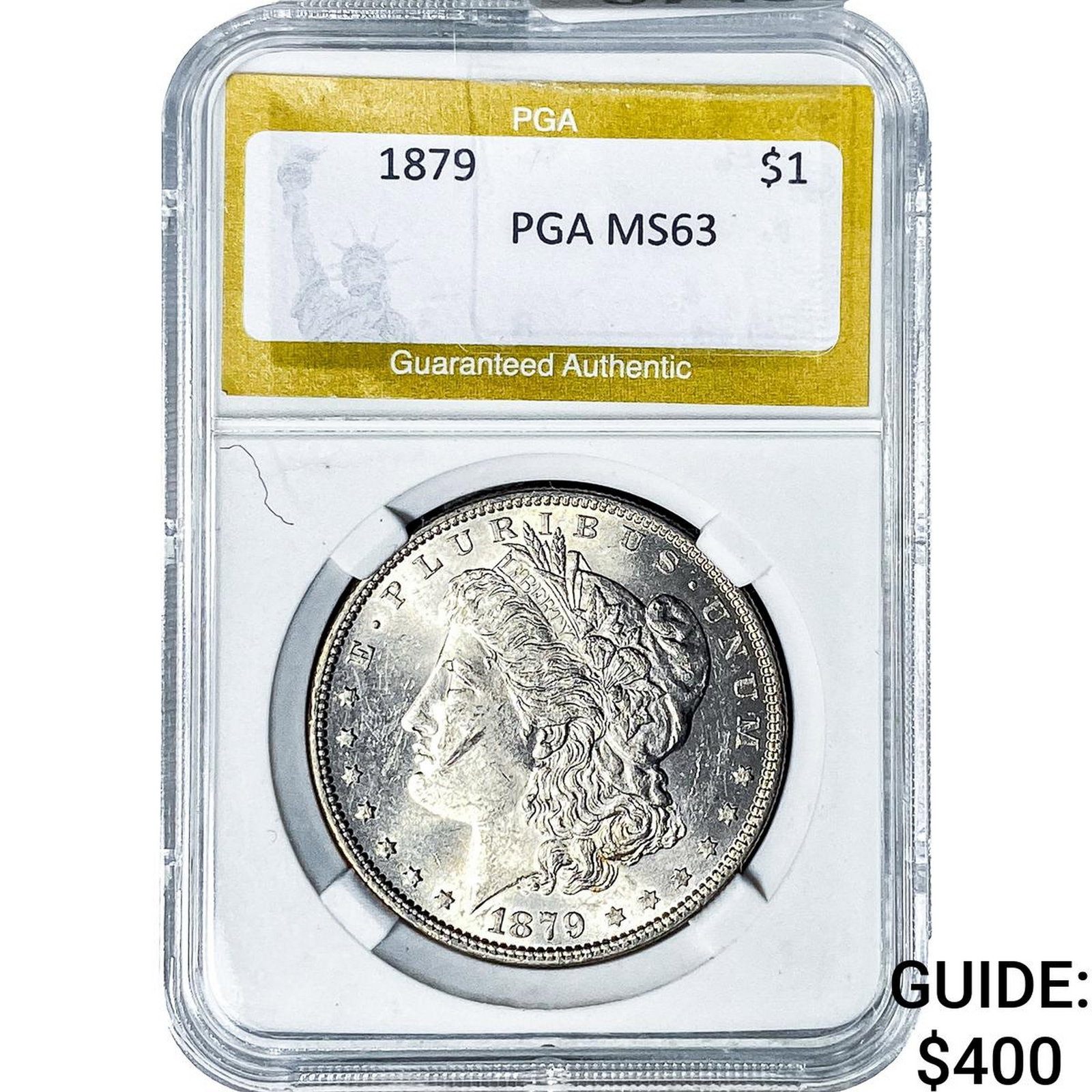 1879 Morgan Silver Dollar PGA MS63 (1 of 2)