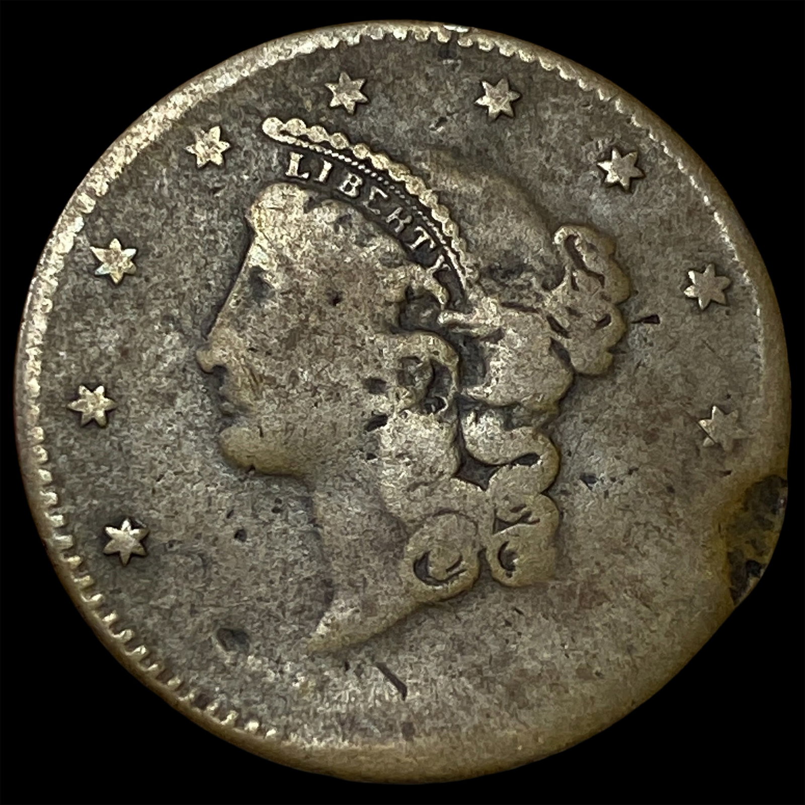 Liberty Head Spiel Marke Token LIGHTLY CIRCULATED (1 of 2)