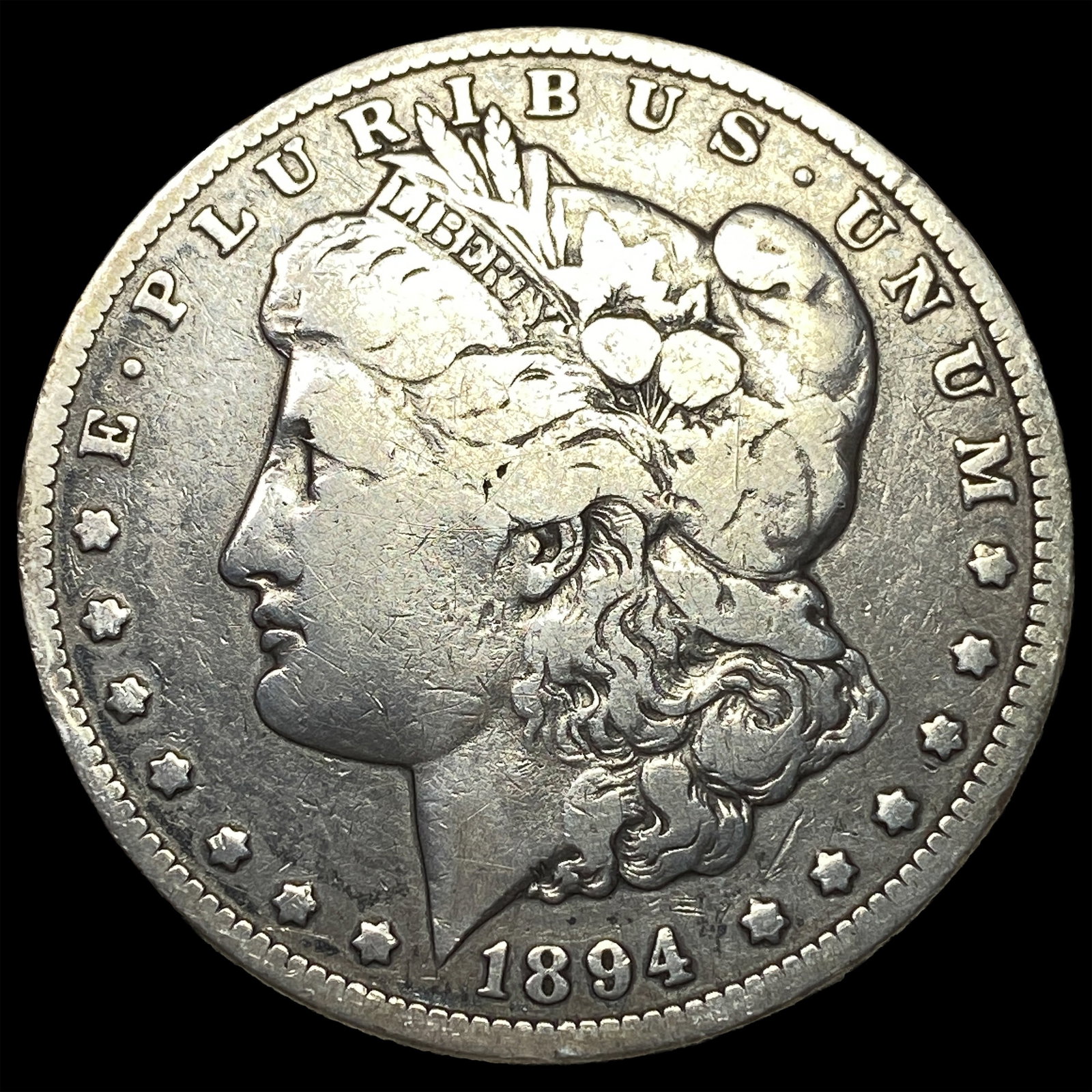1894-O Silver Morgan Dollar NICELY CIRCULATED: 1894-O Silver Morgan Dollar NICELY CIRCULATED