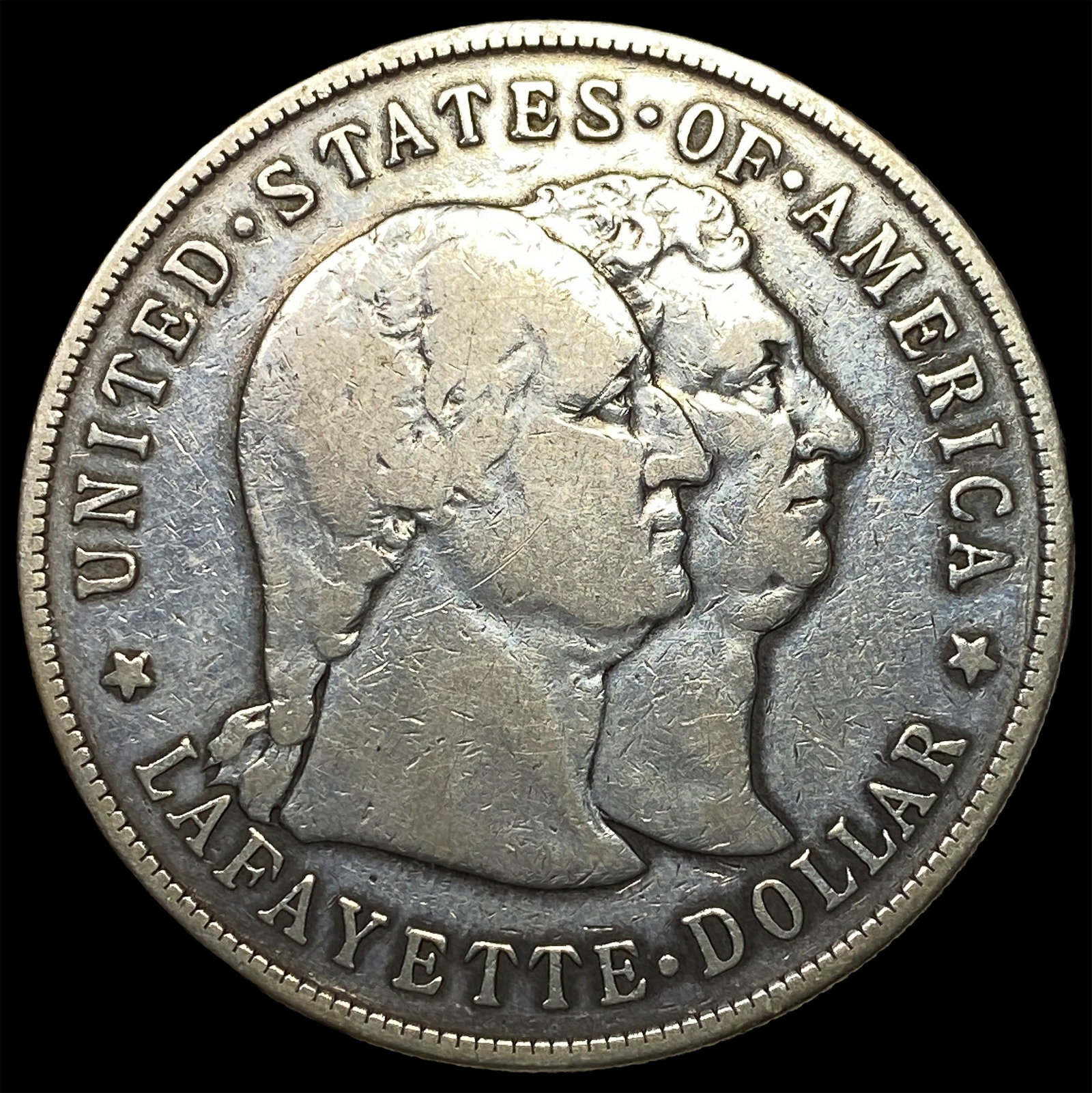 1900 Silver Lafayette Dollar NEARLY UNCIRCULATED (1 of 2)