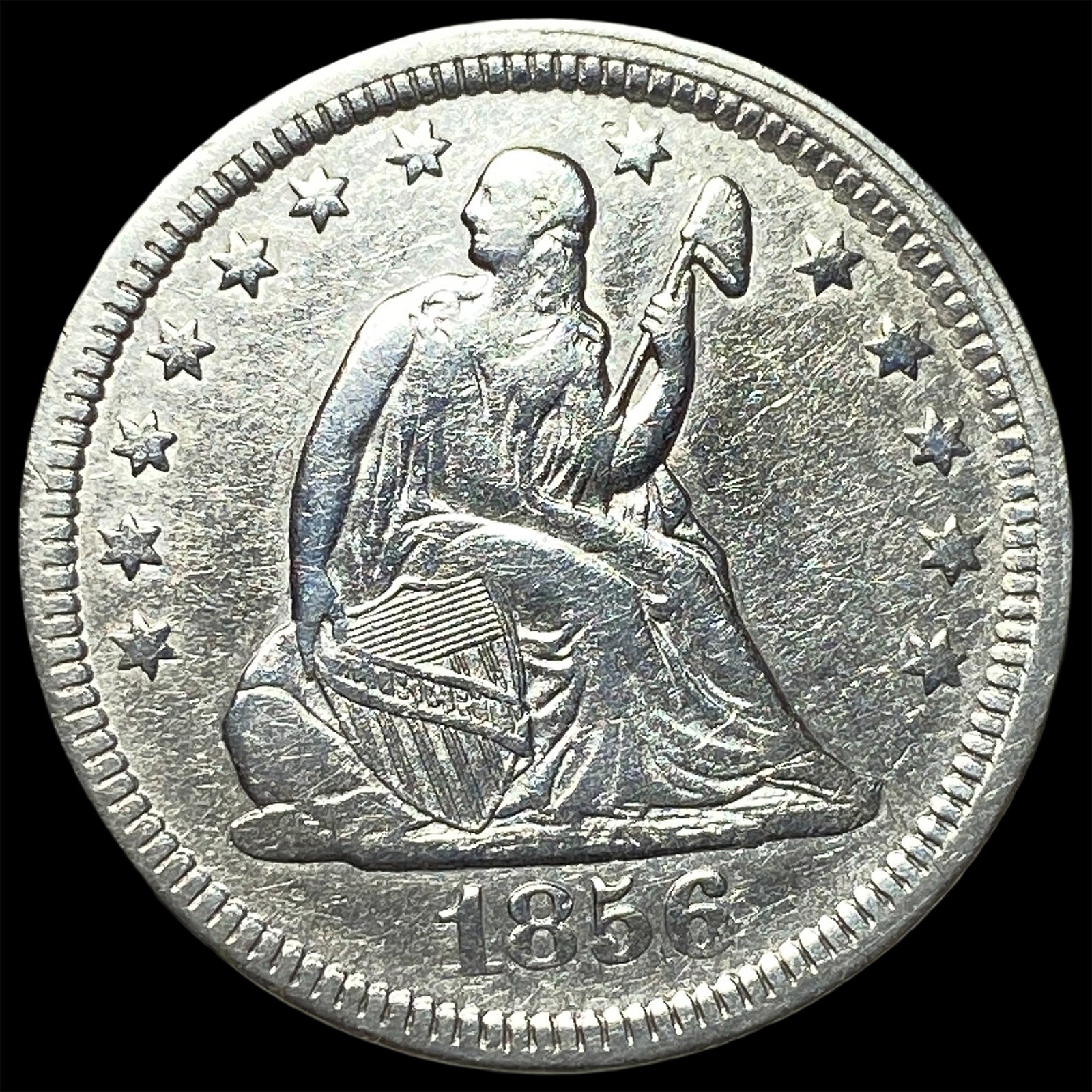 1856 Seated Liberty Quarter UNCIRCULATED: 1856 Seated Liberty Quarter UNCIRCULATED