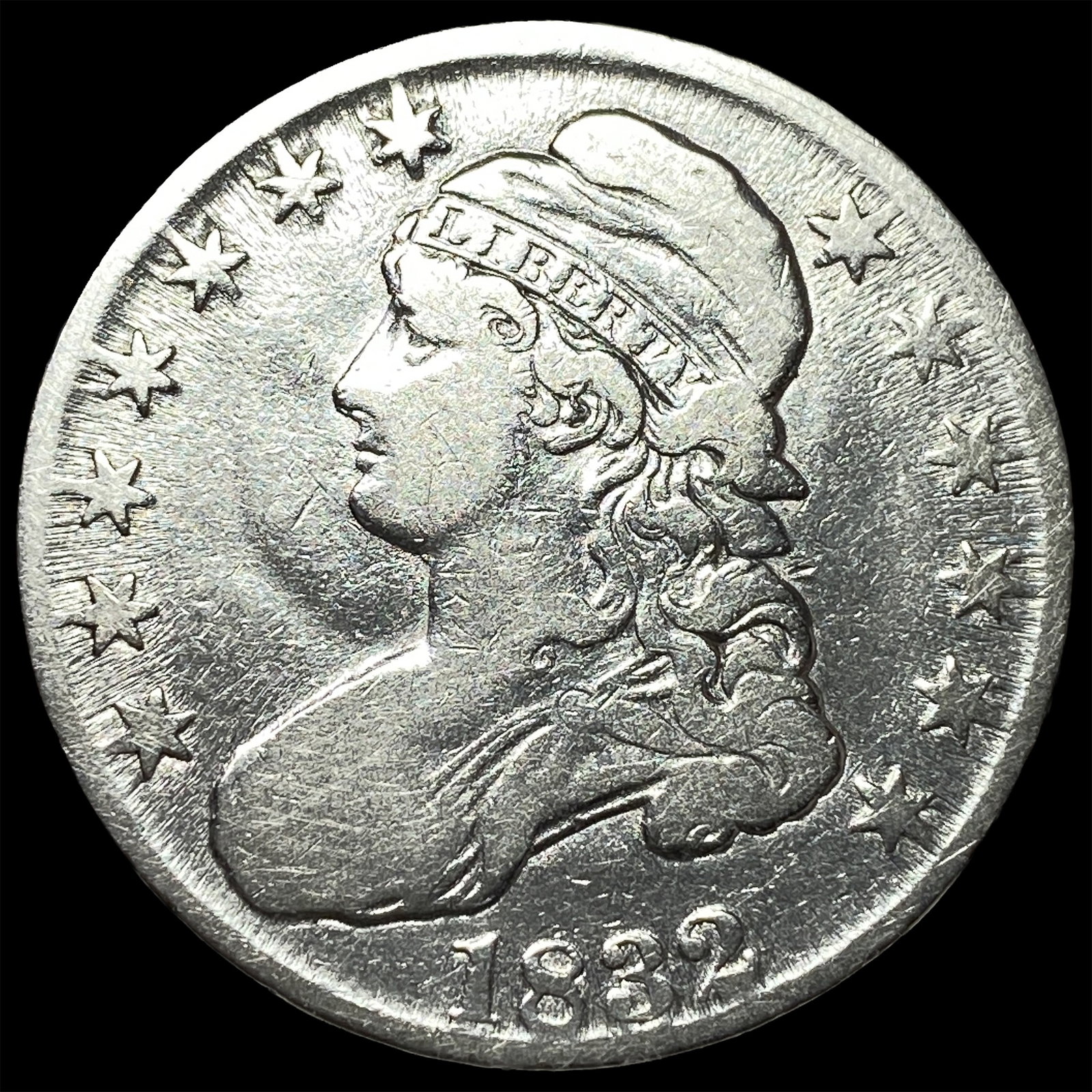 1832 Capped Bust Half Dollar CLOSELY UNCIRCULATED (1 of 2)