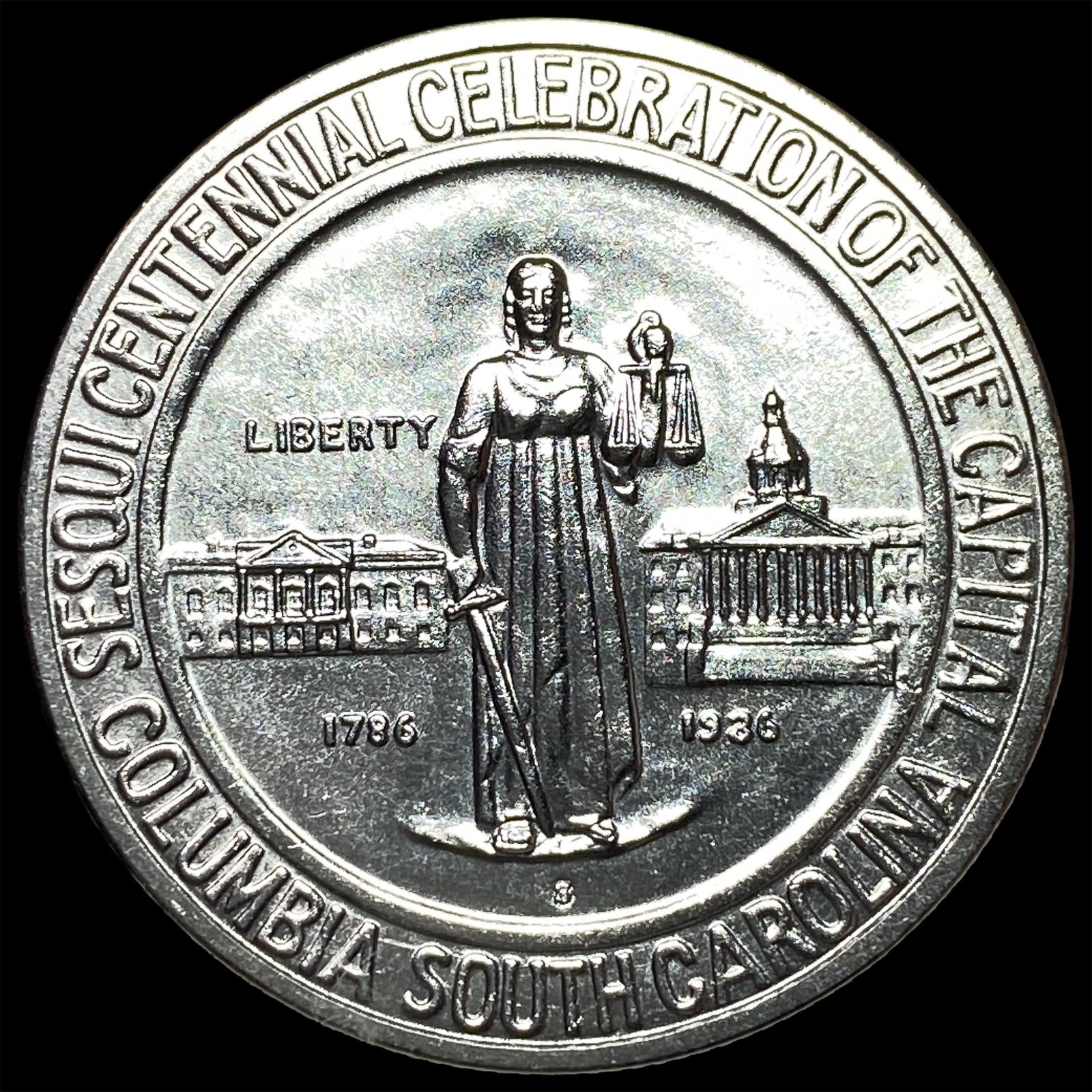 1936-S Columbia Sesquicentennial Half Dollar UNCIRCULATED (1 of 2)