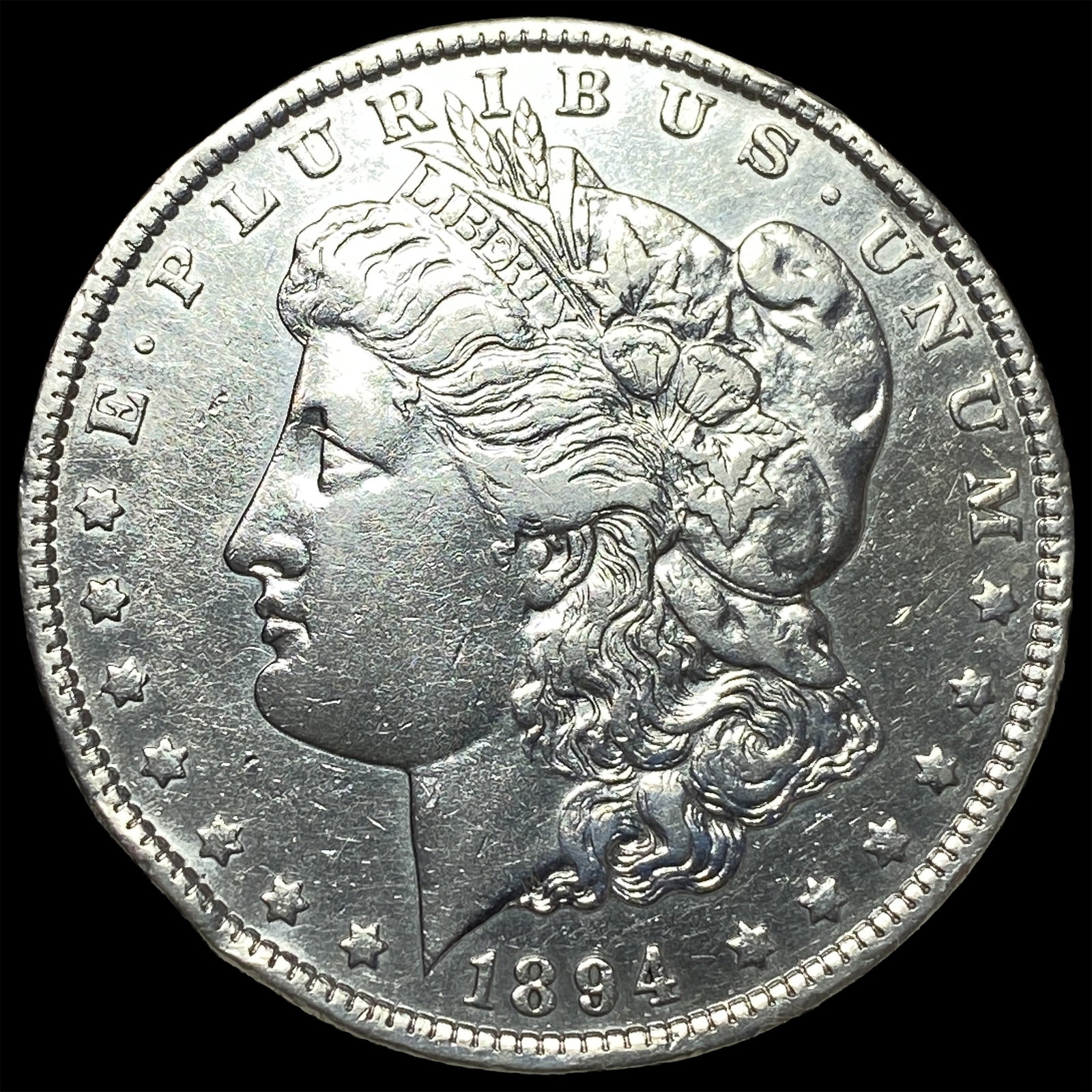 1894-O Silver Morgan Dollar ABOUT UNCIRCULATED: 1894-O Silver Morgan Dollar ABOUT UNCIRCULATED