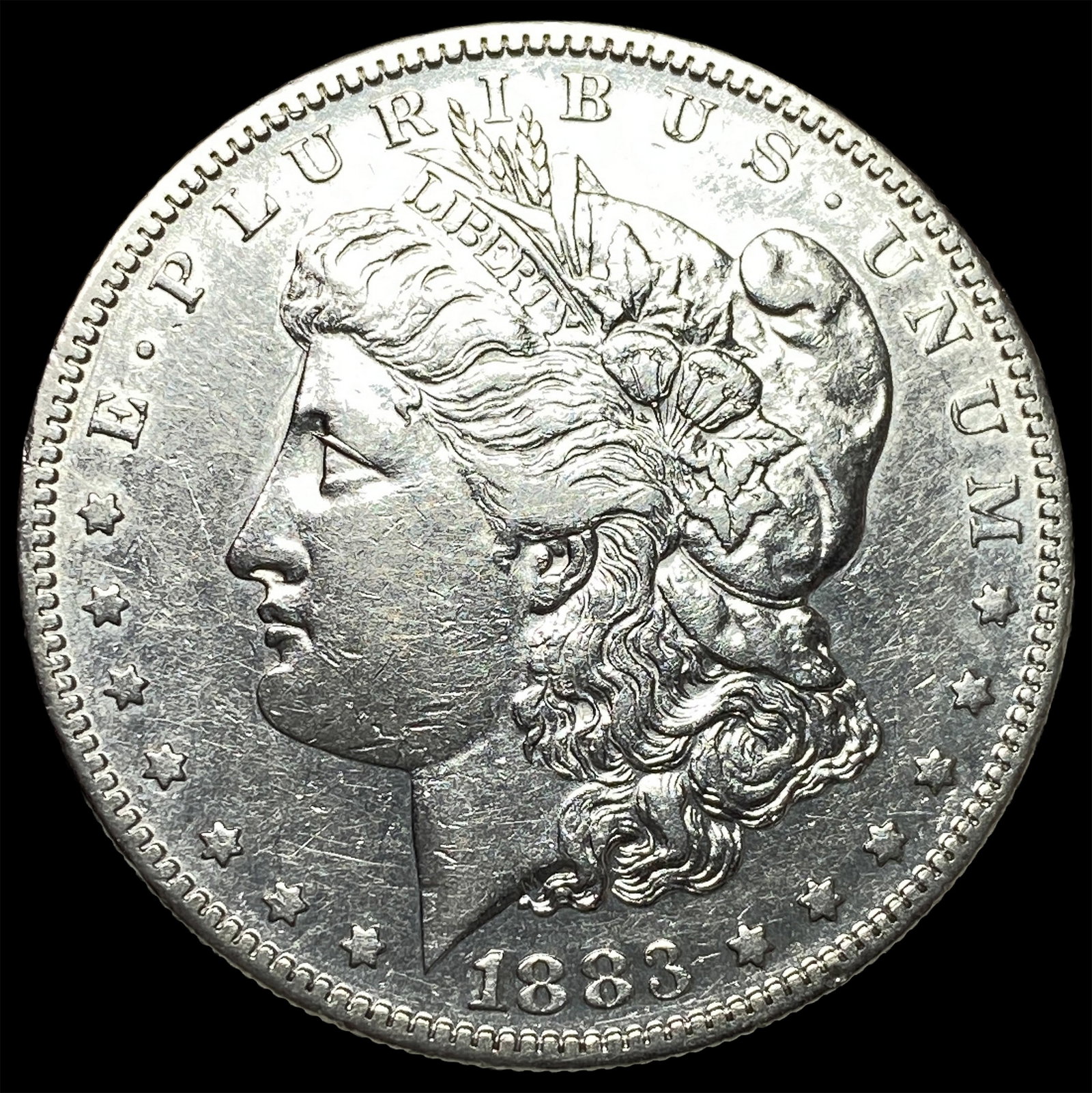 1883-S Silver Morgan Dollar CLOSELY UNCIRCULATED: 1883-S Silver Morgan Dollar CLOSELY UNCIRCULATED