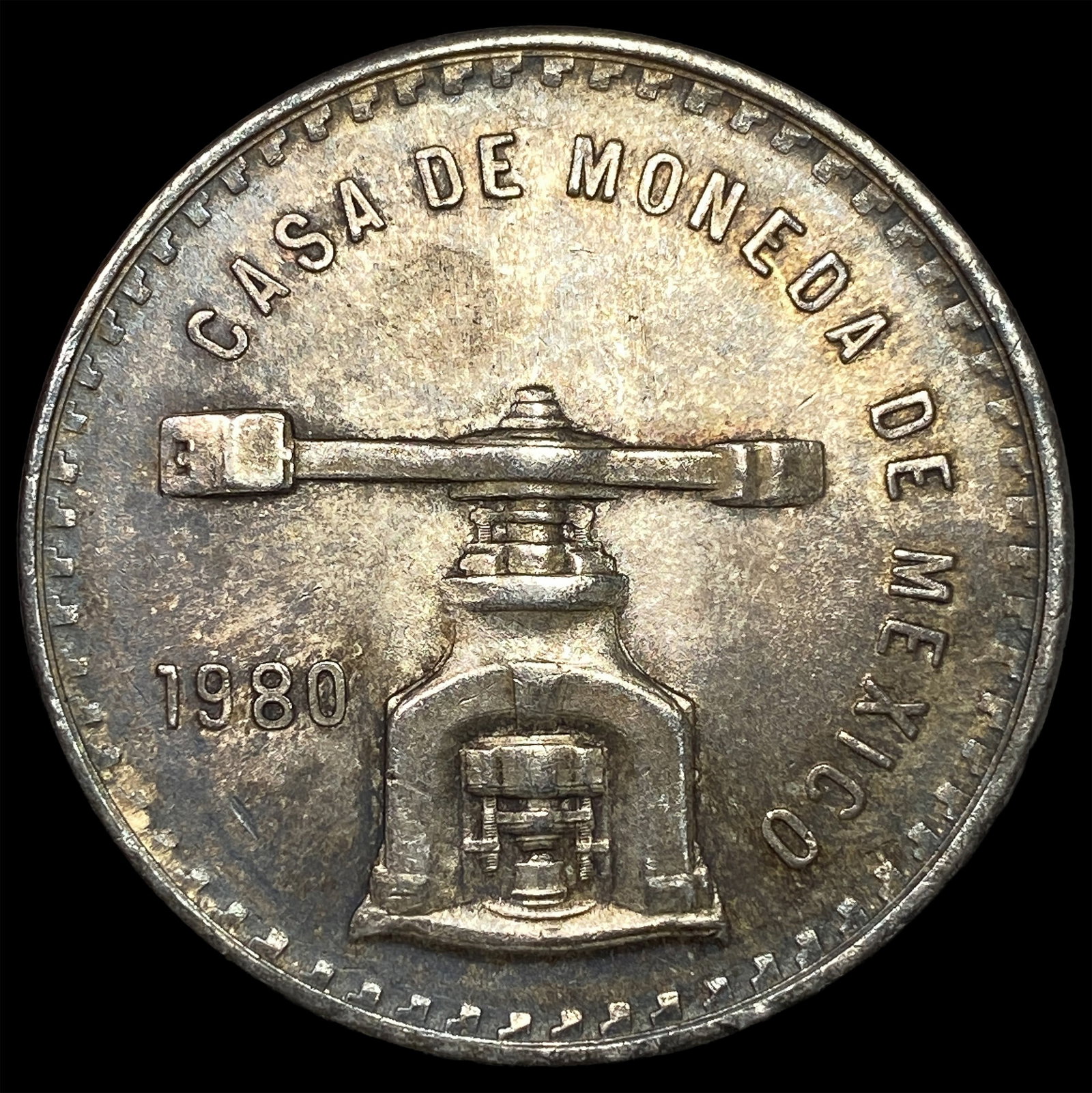 1980 Mexico Silver 1 Onza .925 Silver Coin UNCIRCULATED (1 of 2)
