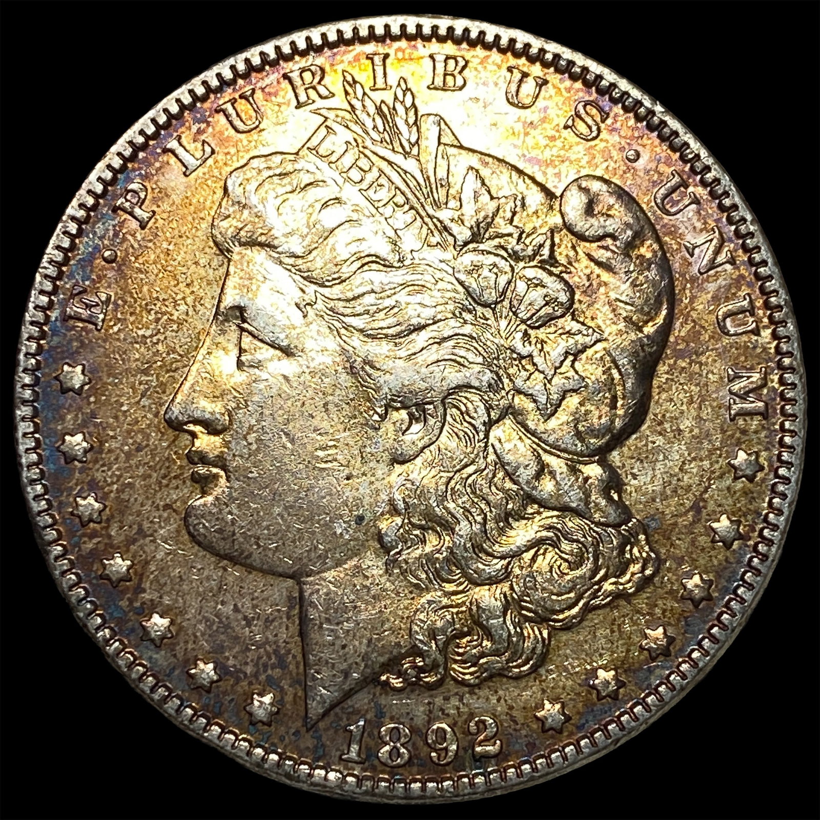 1892 Silver Morgan Dollar CLOSELY UNCIRCULATED: 1892 Silver Morgan Dollar CLOSELY UNCIRCULATED