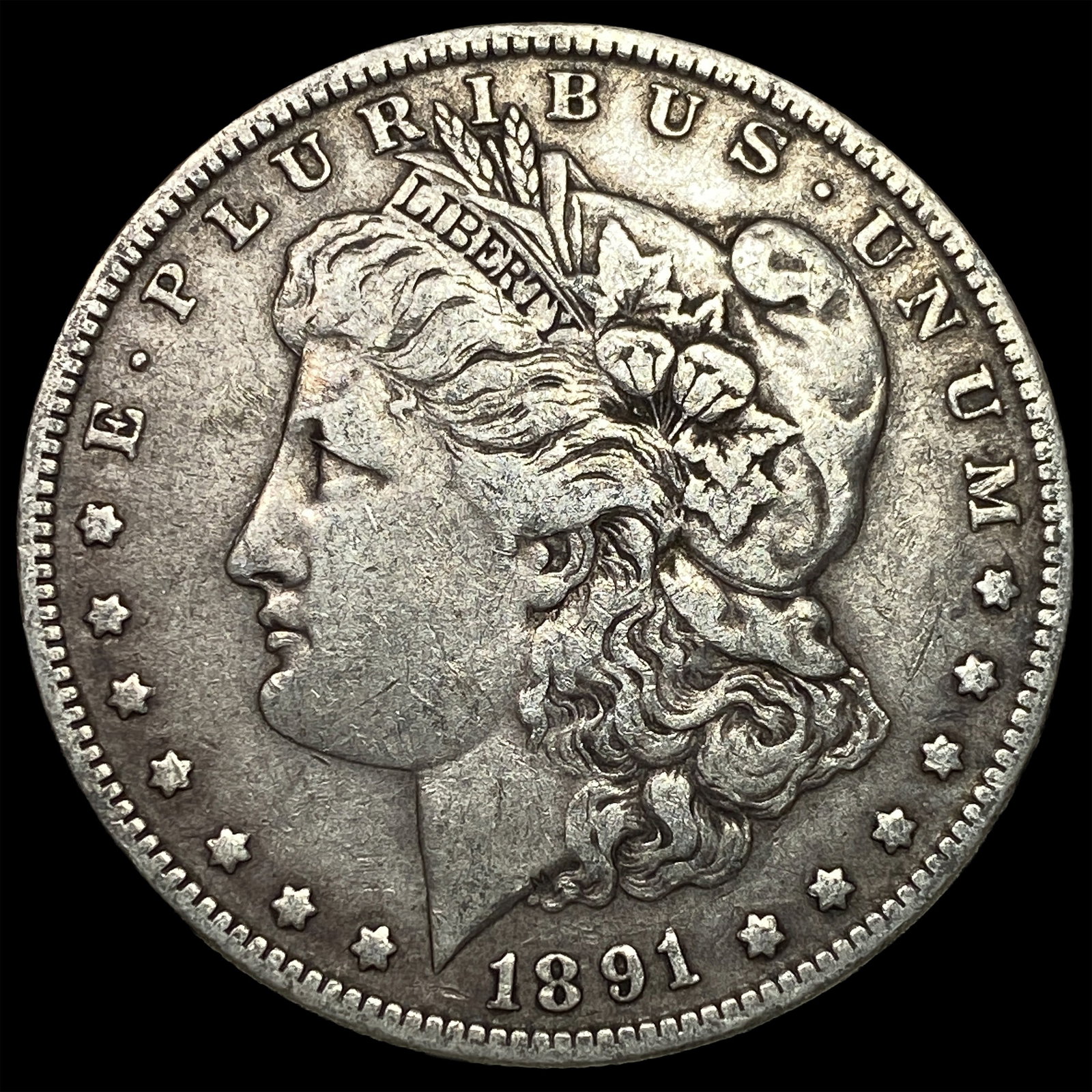 1891-O Silver Morgan Dollar NEARLY UNCIRCULATED: 1891-O Silver Morgan Dollar NEARLY UNCIRCULATED