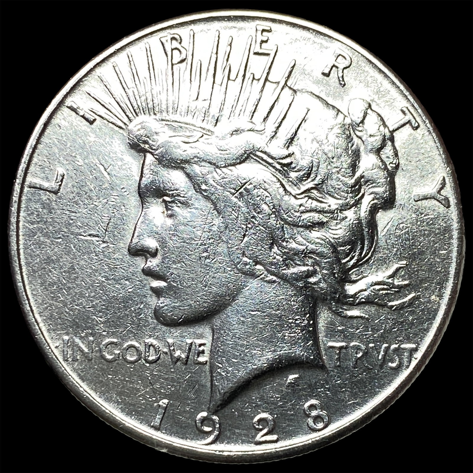 1928-S Silver Peace Dollar HIGH GRADE (1 of 2)
