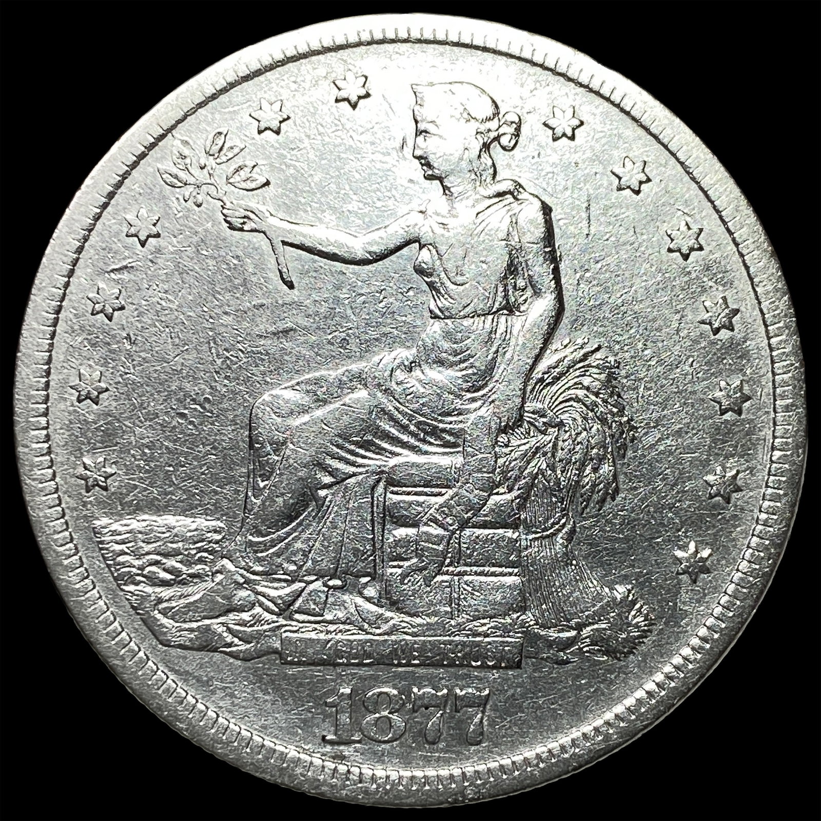 1877-S Silver Trade Dollar HIGH GRADE: 1877-S Silver Trade Dollar HIGH GRADE