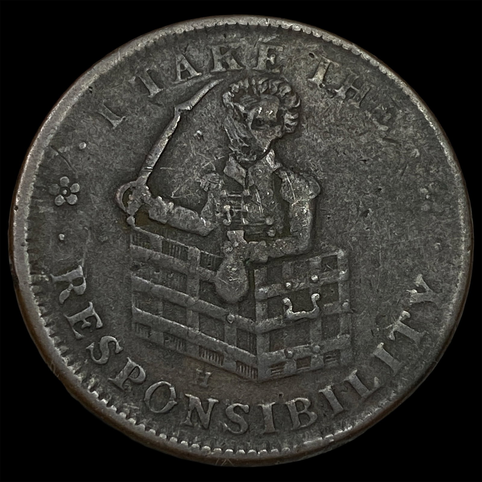 British Conder Token 1790 NEARLY UNCIRCULATED (1 of 2)