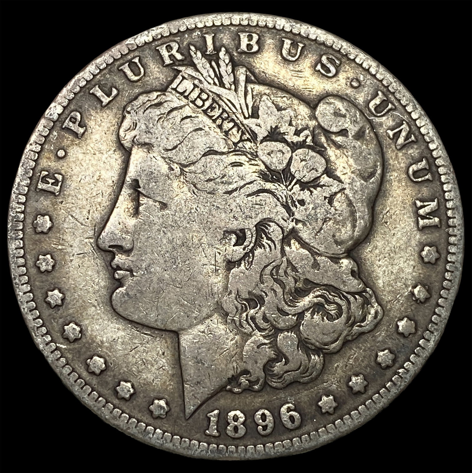 1896 Morgan Silver Dollar LIGHTLY CIRCULATED: 1896 Morgan Silver Dollar LIGHTLY CIRCULATED