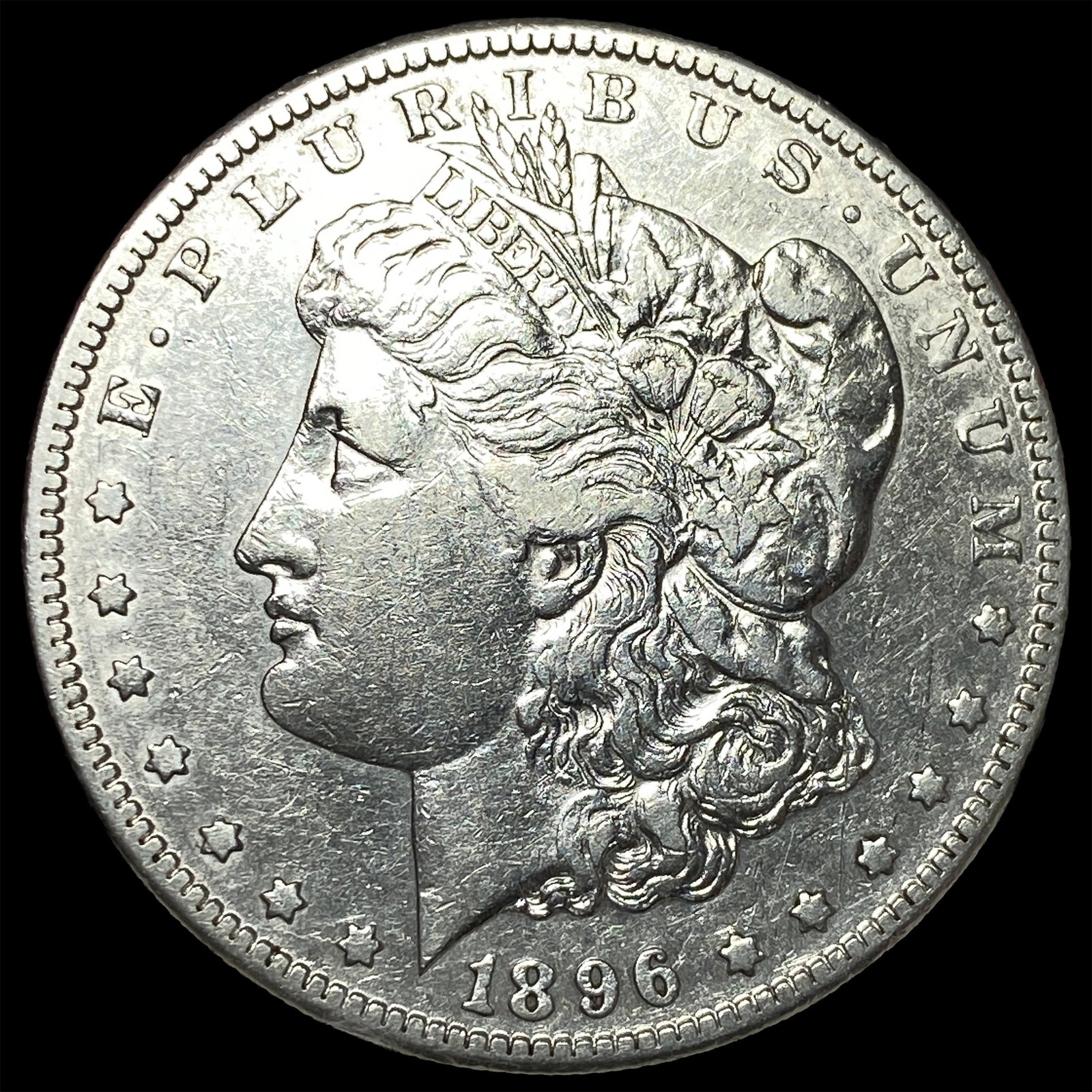 1896-S Silver Morgan Dollar CLOSELY UNCIRCULATED: 1896-S Silver Morgan Dollar CLOSELY UNCIRCULATED
