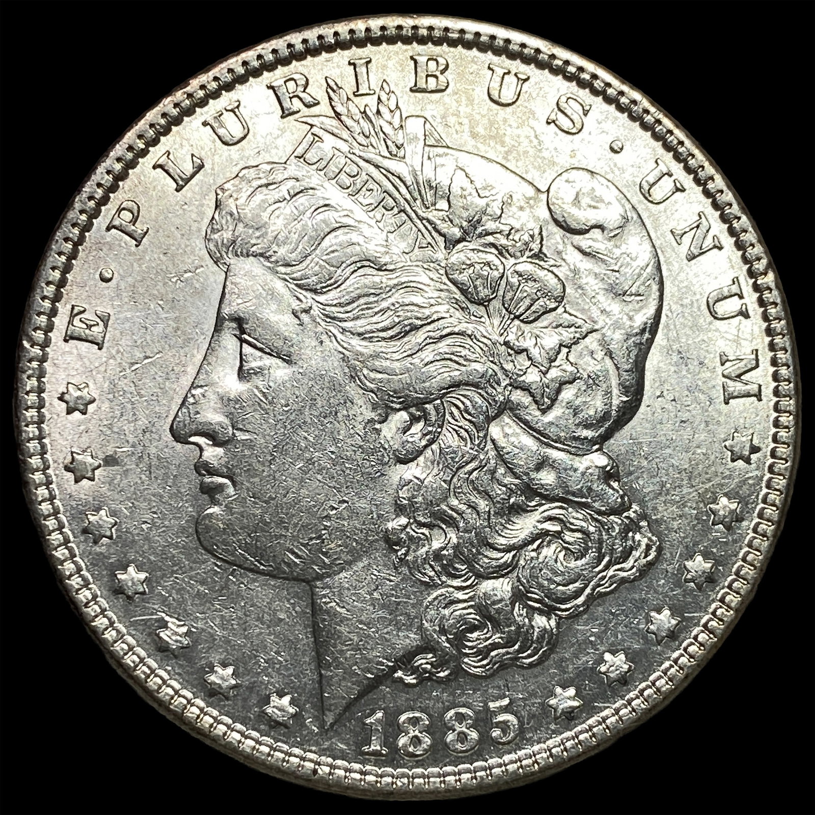 1885 Silver Morgan Dollar UNCIRCULATED: 1885 Silver Morgan Dollar UNCIRCULATED