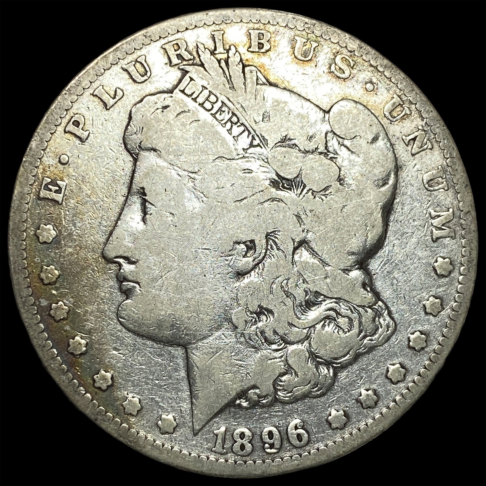 1896-S Silver Morgan Dollar CLOSELY UNCIRCULATED: 1896-S Silver Morgan Dollar CLOSELY UNCIRCULATED
