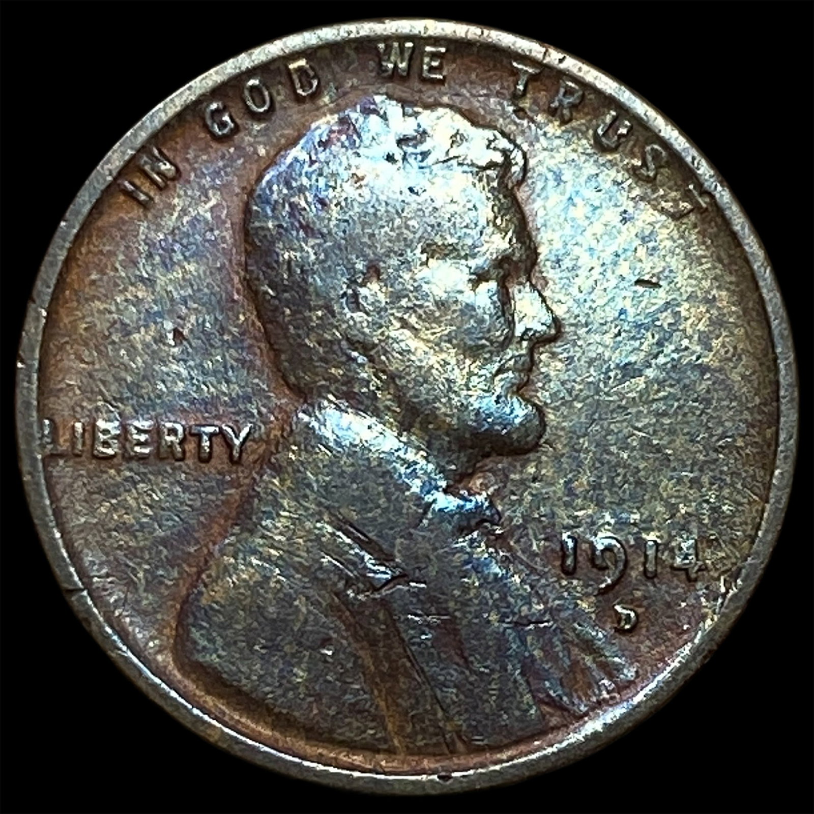 1914-D Lincoln Wheat Cent NEARLY UNCIRCULATED: 1914-D Lincoln Wheat Cent NEARLY UNCIRCULATED