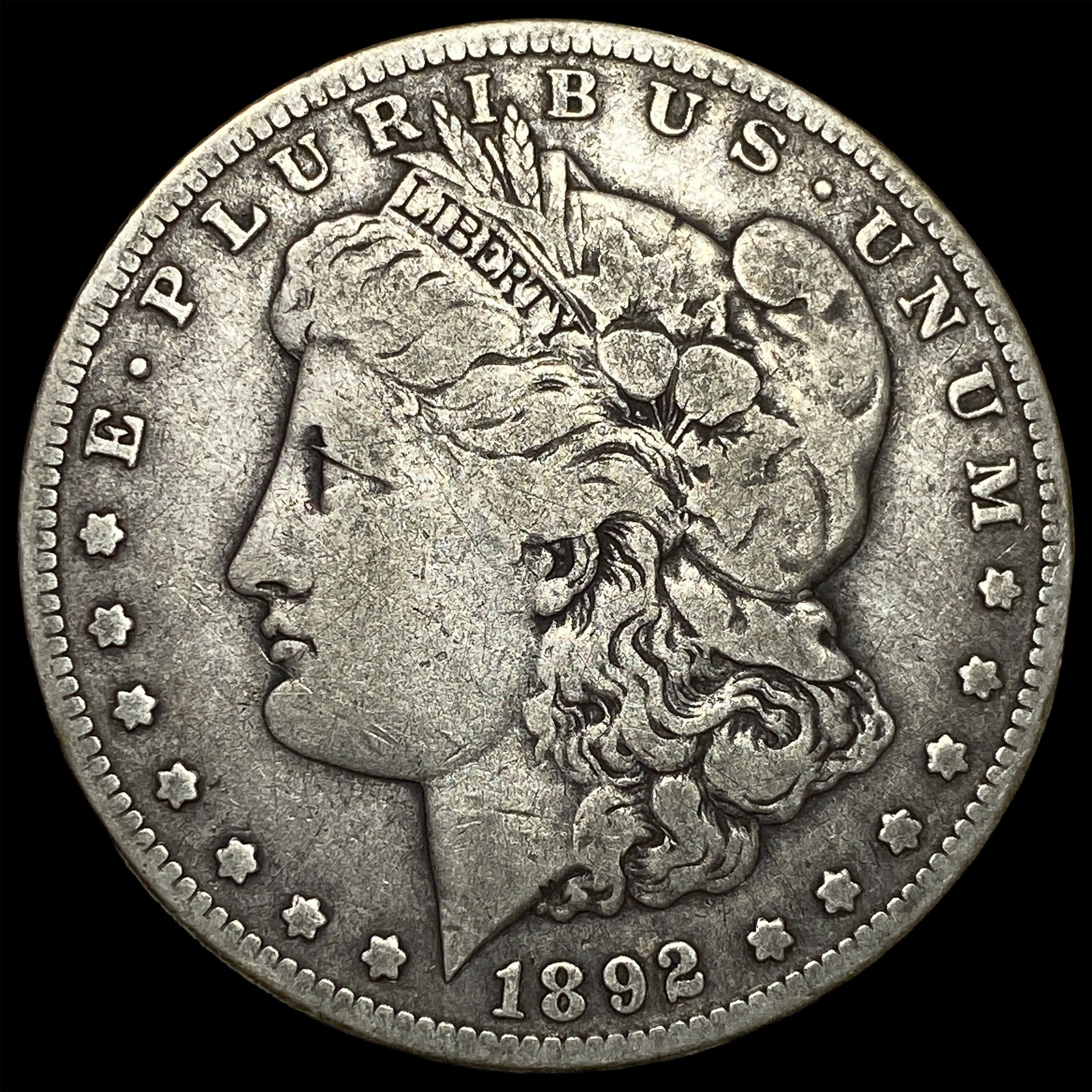 1892-S Silver Morgan Dollar LIGHTLY CIRCULATED (1 of 2)