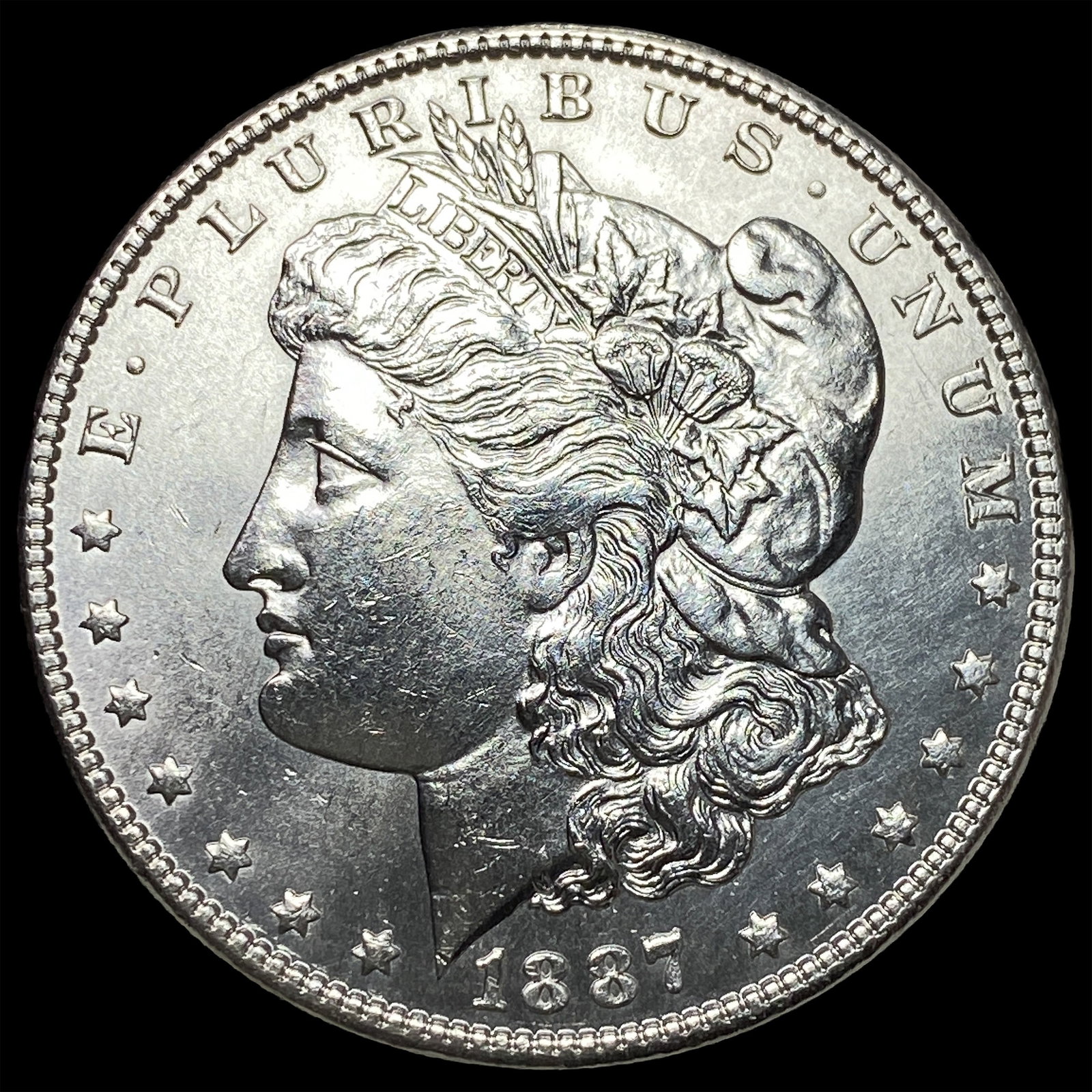 1887 Silver Morgan Dollar CHOICE BU: 1887 Silver Morgan Dollar CHOICE BU