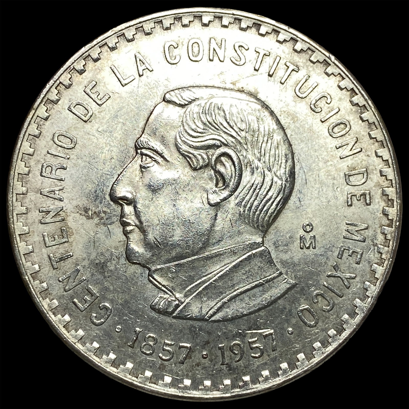 1957 Mexico Silver 10 Pesos UNCIRCULATED: 1957 Mexico Silver 10 Pesos UNCIRCULATED
