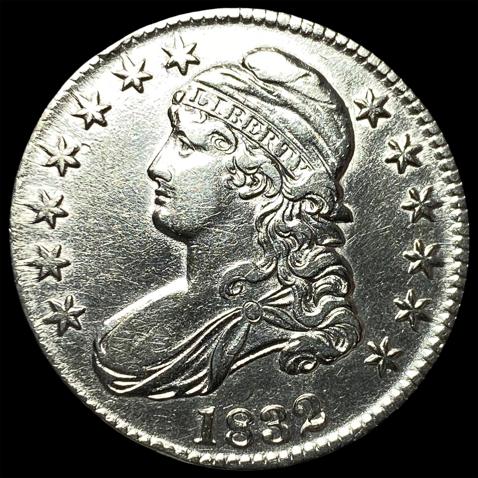1832 Capped Bust Half Dollar UNCIRCULATED (1 of 2)