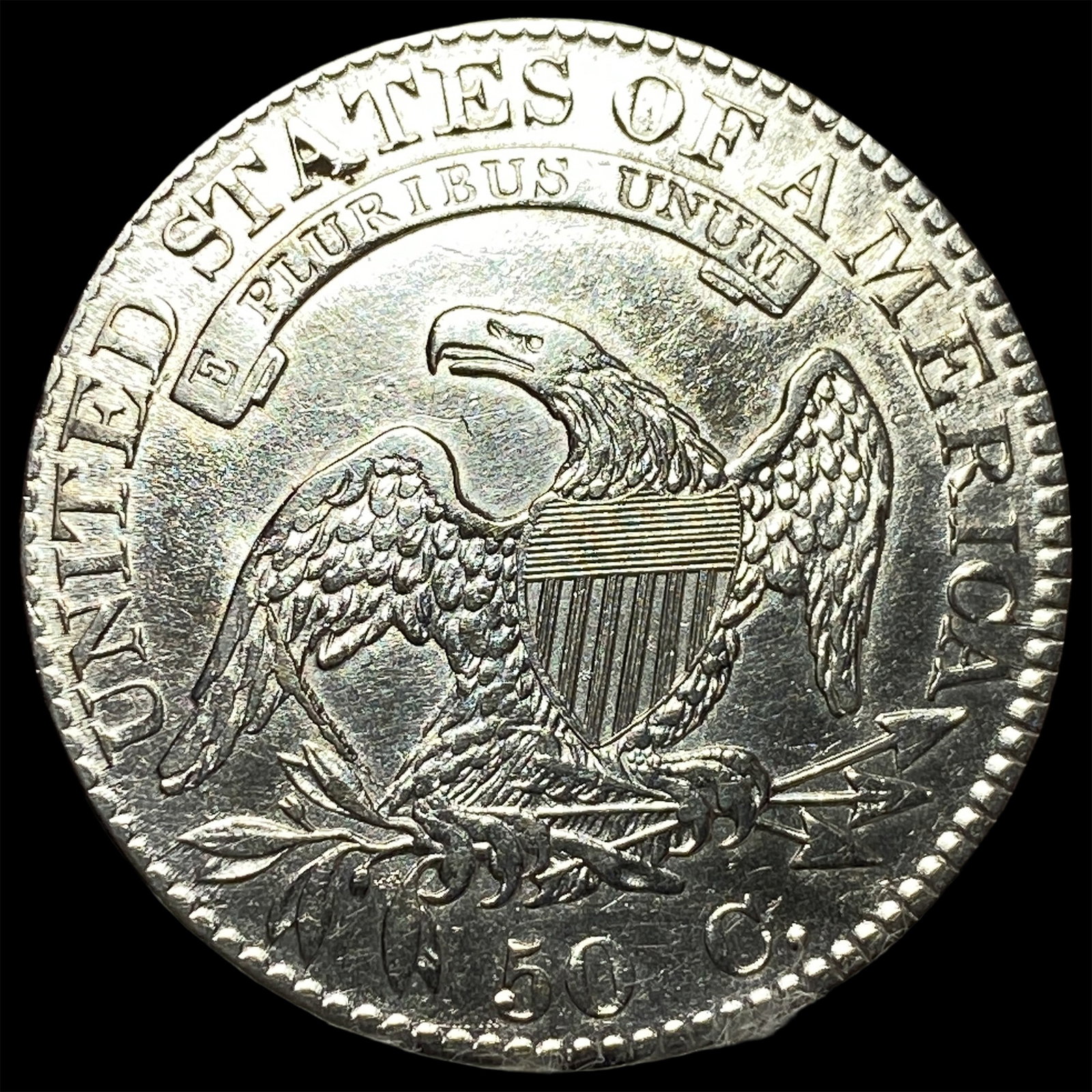 1832 Capped Bust Half Dollar UNCIRCULATED - 2