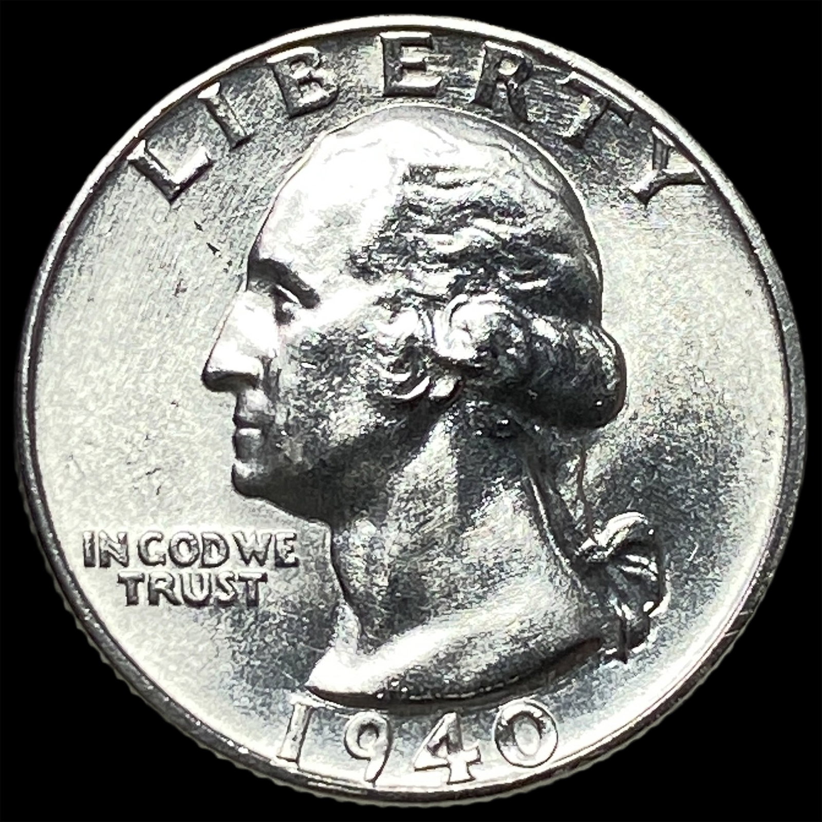 1940-D Silver Washington Quarter CHOICE AU: 1940-D Silver Washington Quarter CHOICE AU