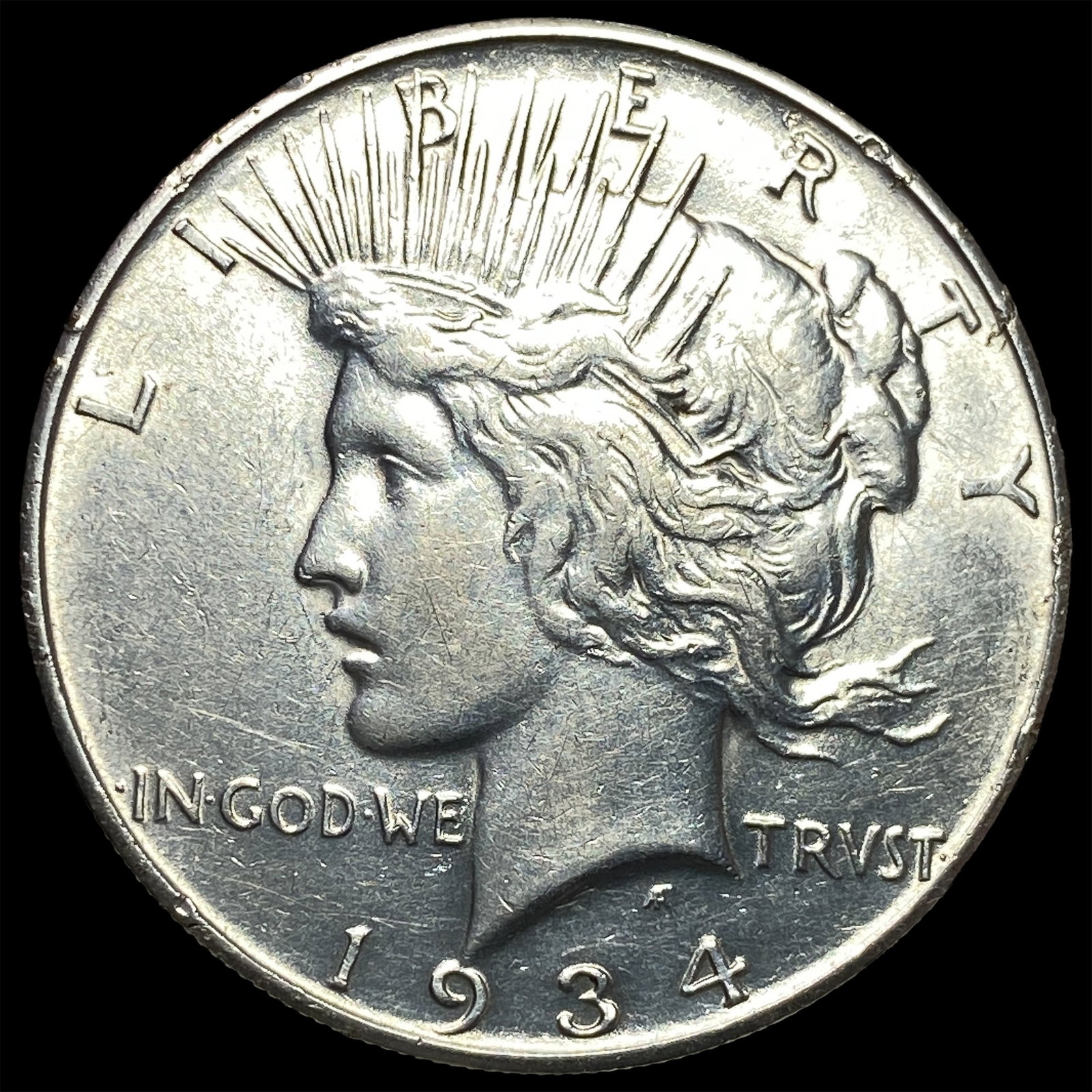 1934 Silver Peace Dollar UNCIRCULATED: 1934 Silver Peace Dollar UNCIRCULATED